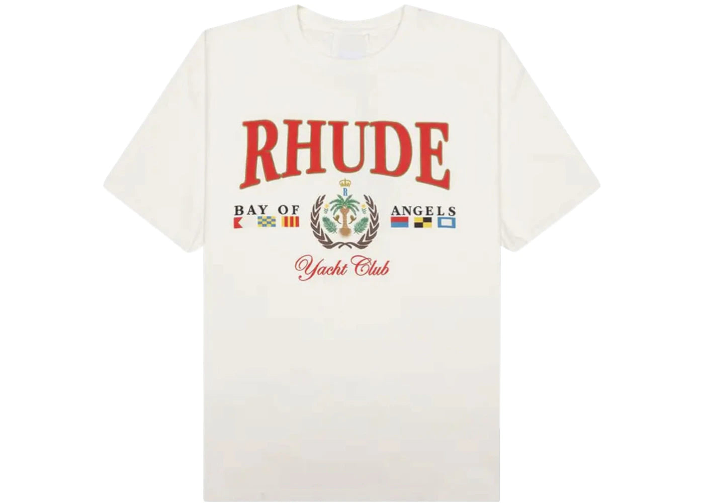 Rhude Bay Of Angels Yacht Tee Vintage White