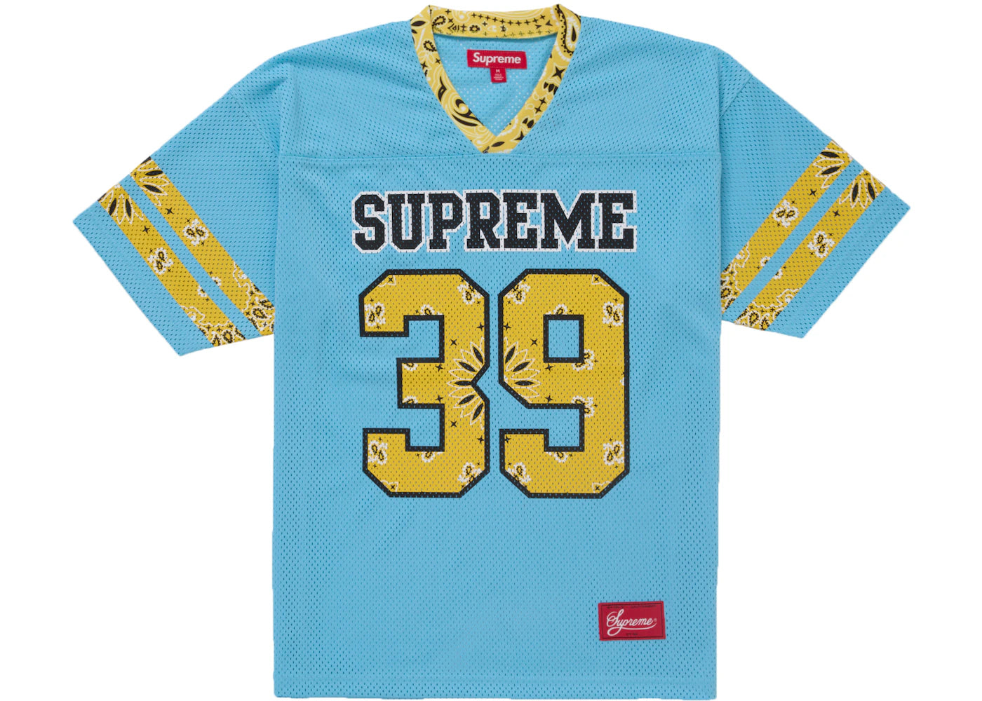 Supreme Bandana Football Jersey Blue