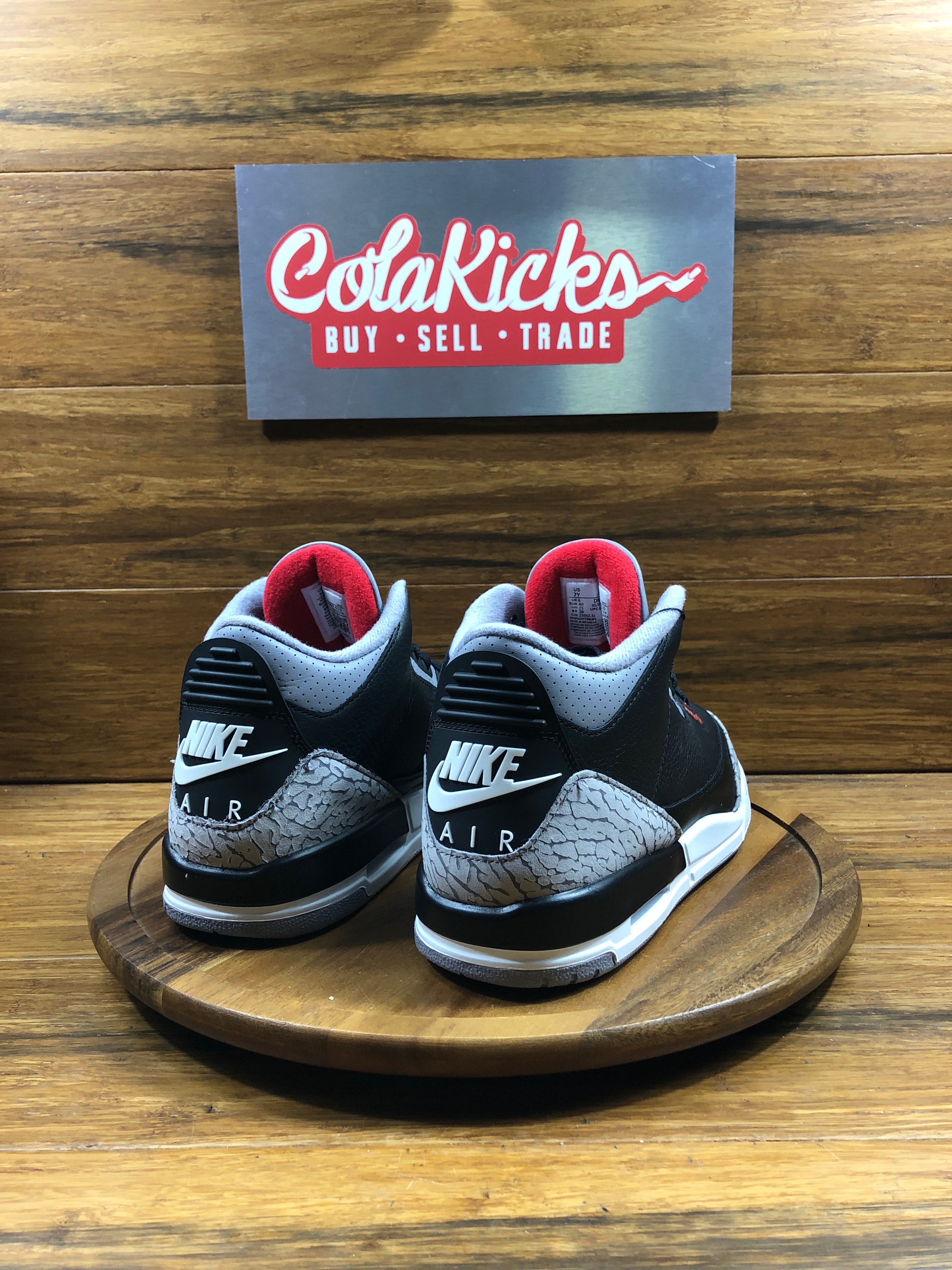 Jordan 3 Retro Black Cement (2024) (GS)