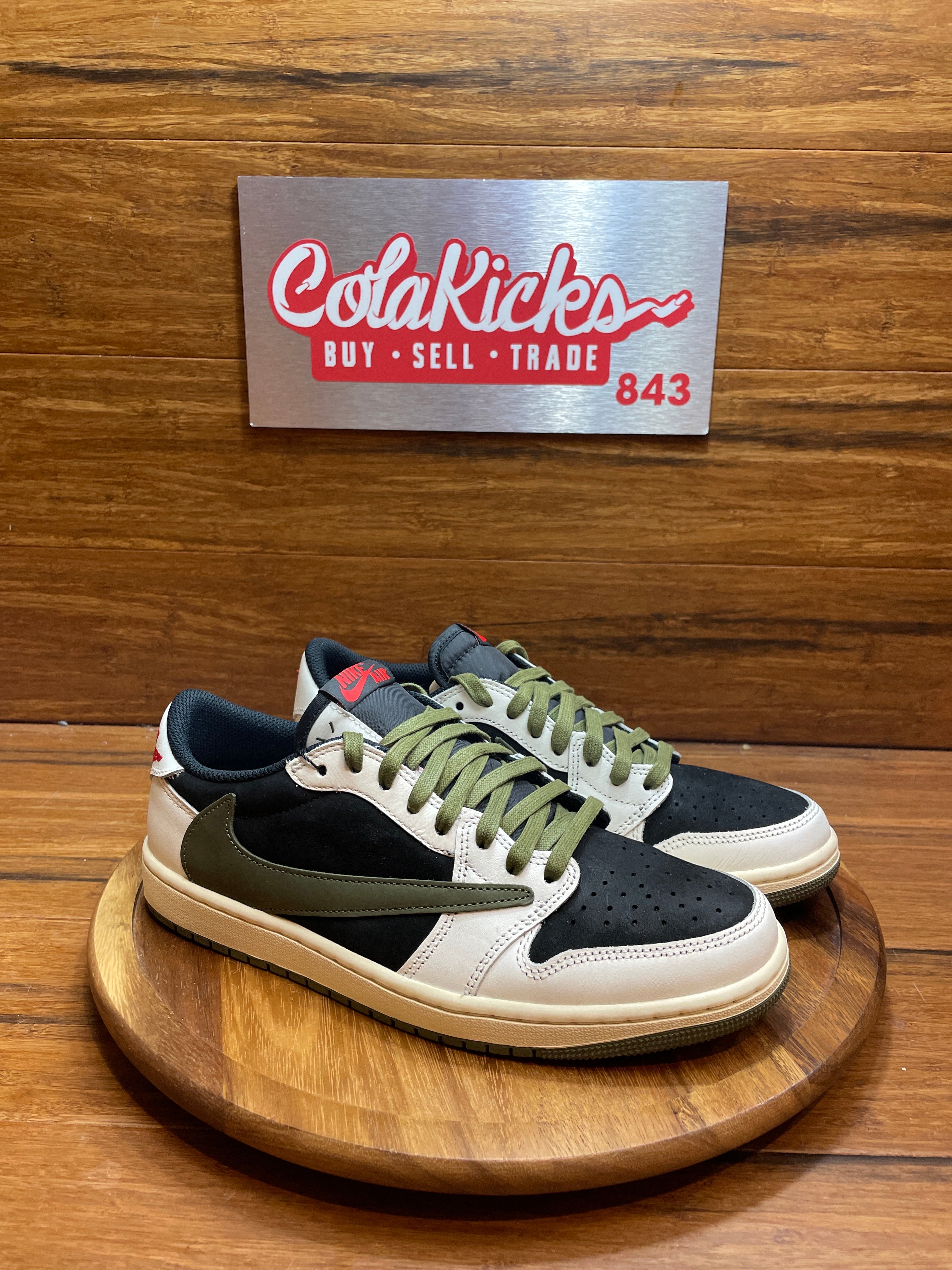 Jordan 1 Retro Low OG SP Travis Scott Olive (Women's)
