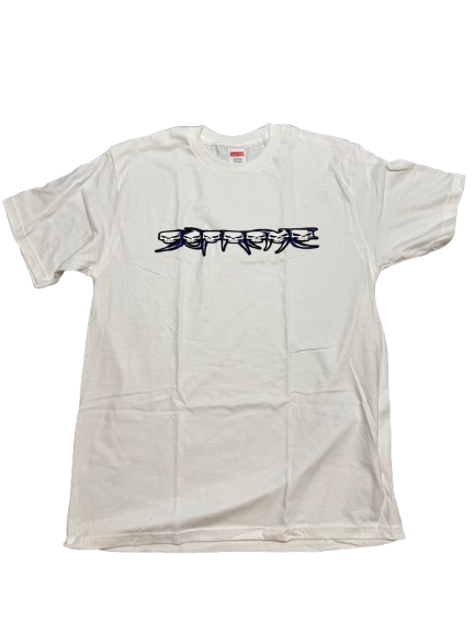 Supreme Skulls Spellout Tee White