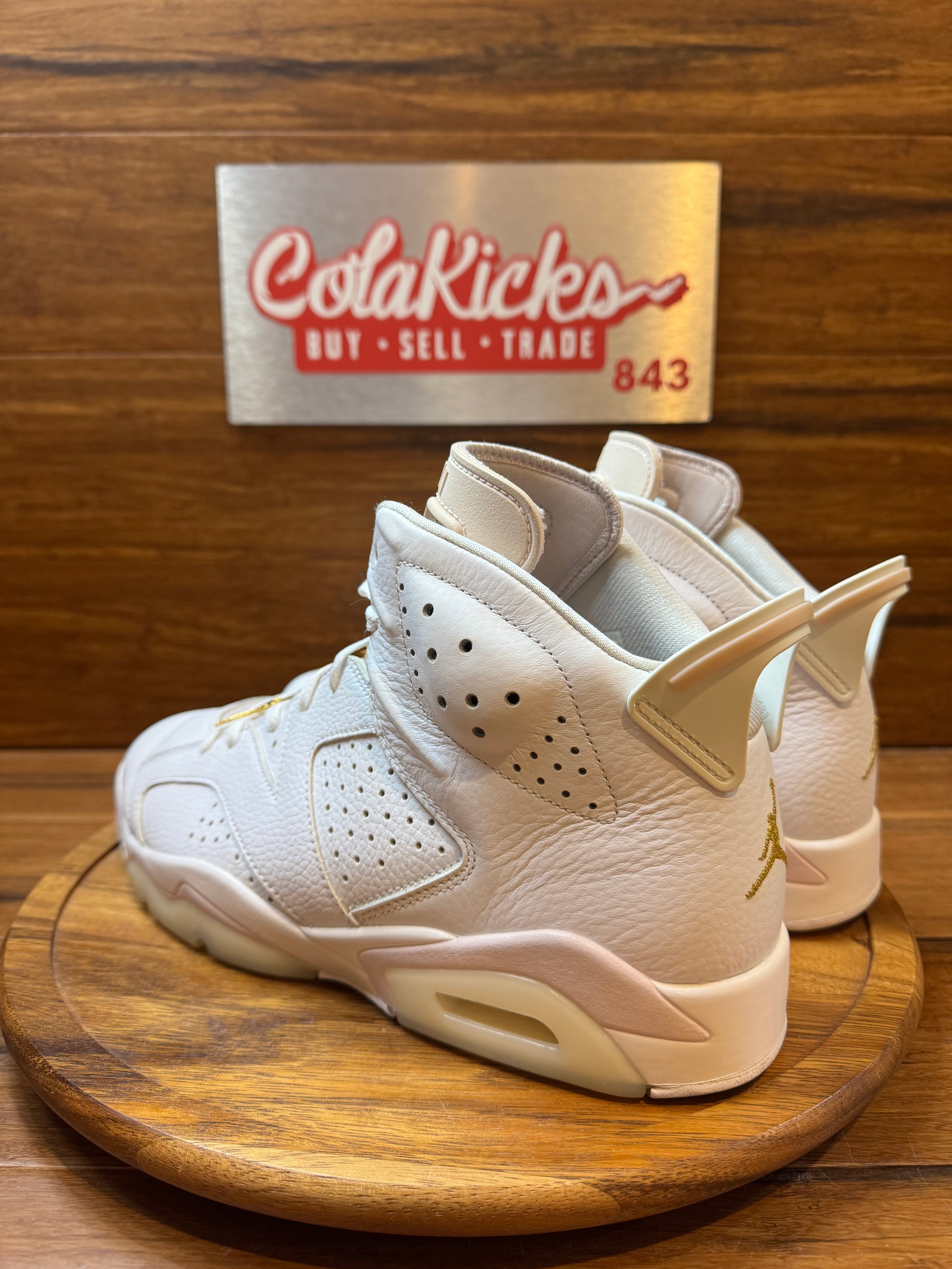 Jordan 6 Retro Gold Hoops (Women's)
