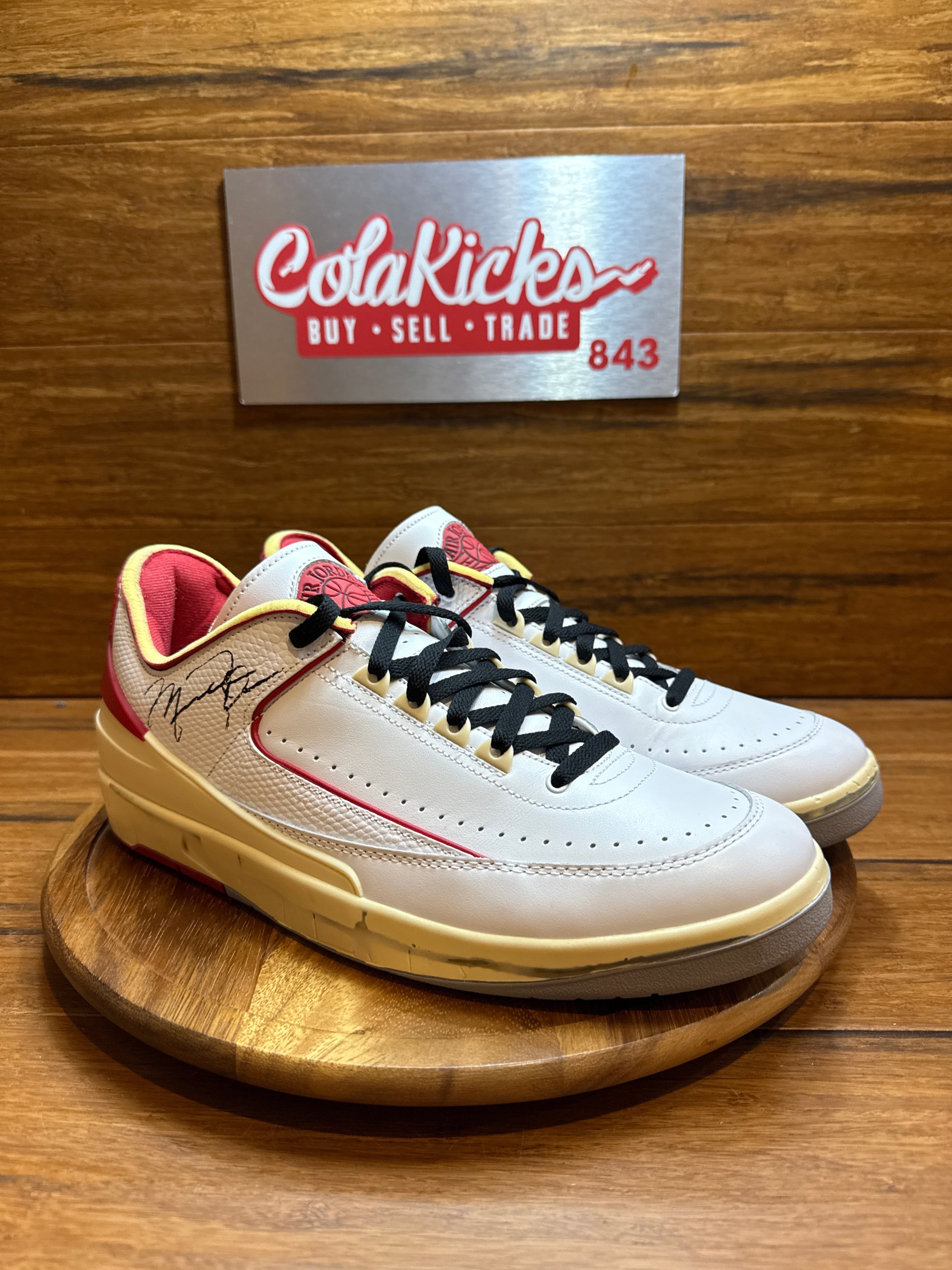 Jordan 2 Retro Low SP Off-White White Red