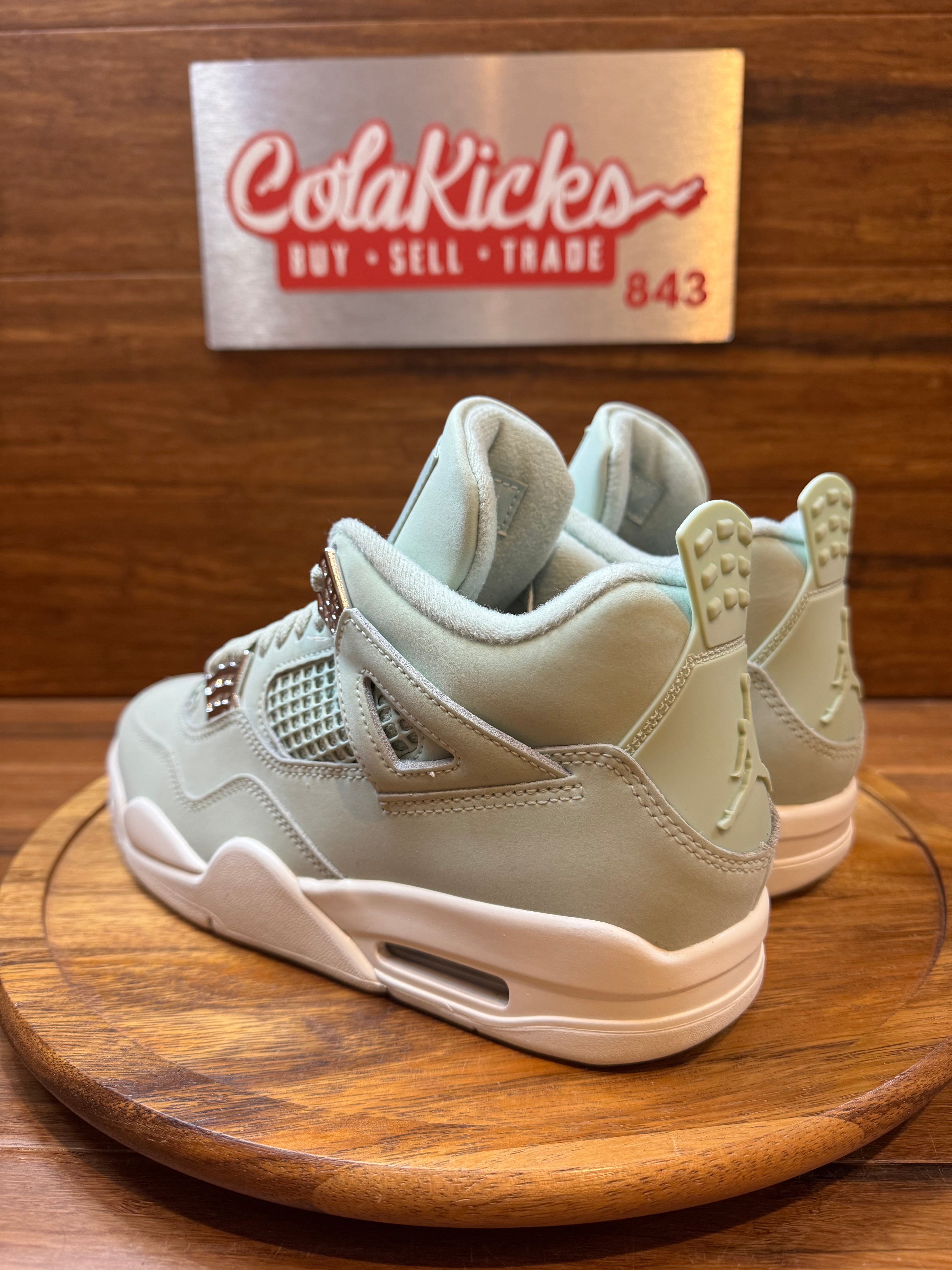 Jordan 4 Retro Seafoam Sail (Women's)