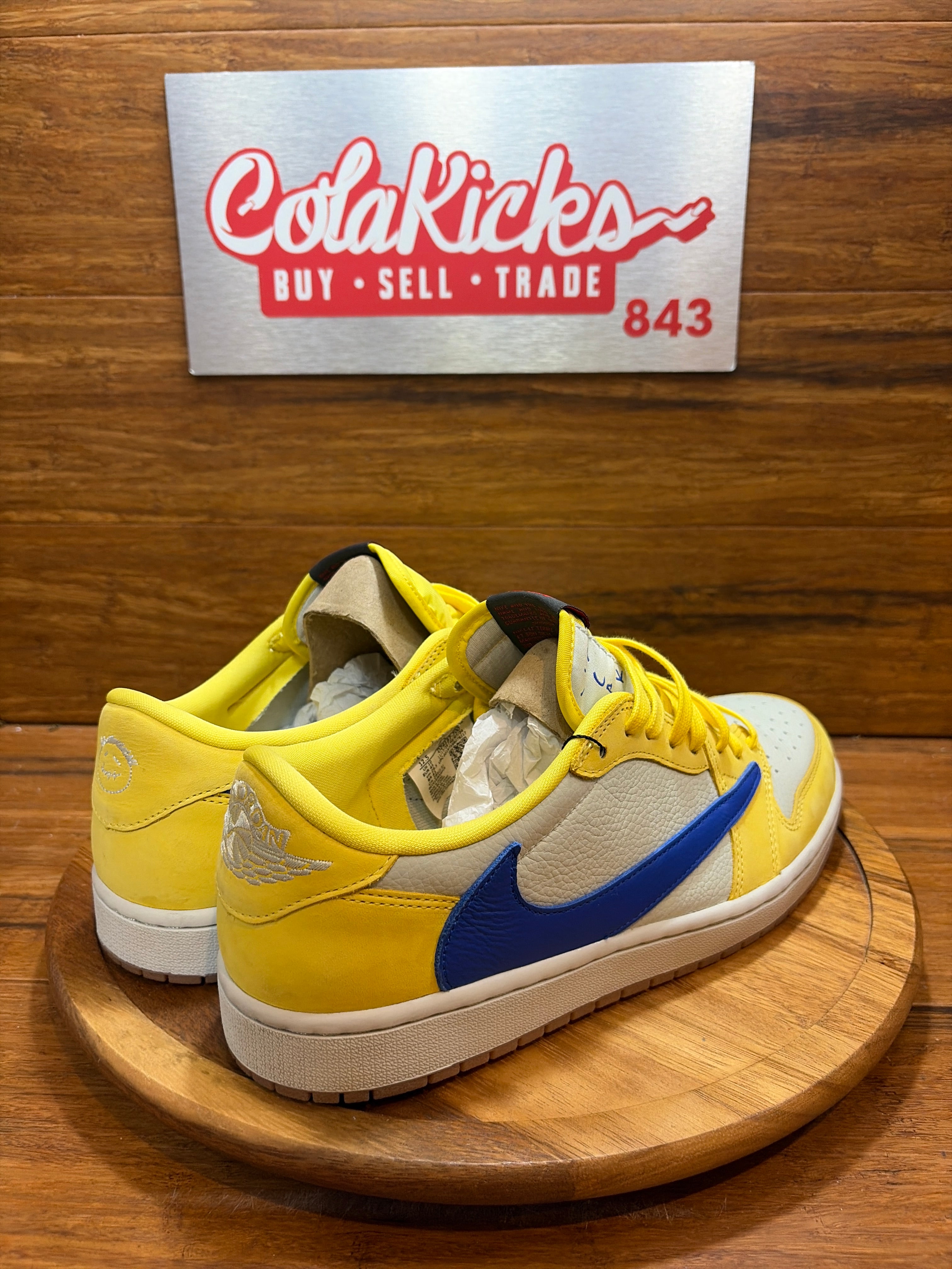Jordan 1 Retro Low OG SP Travis Scott Canary (Women's)