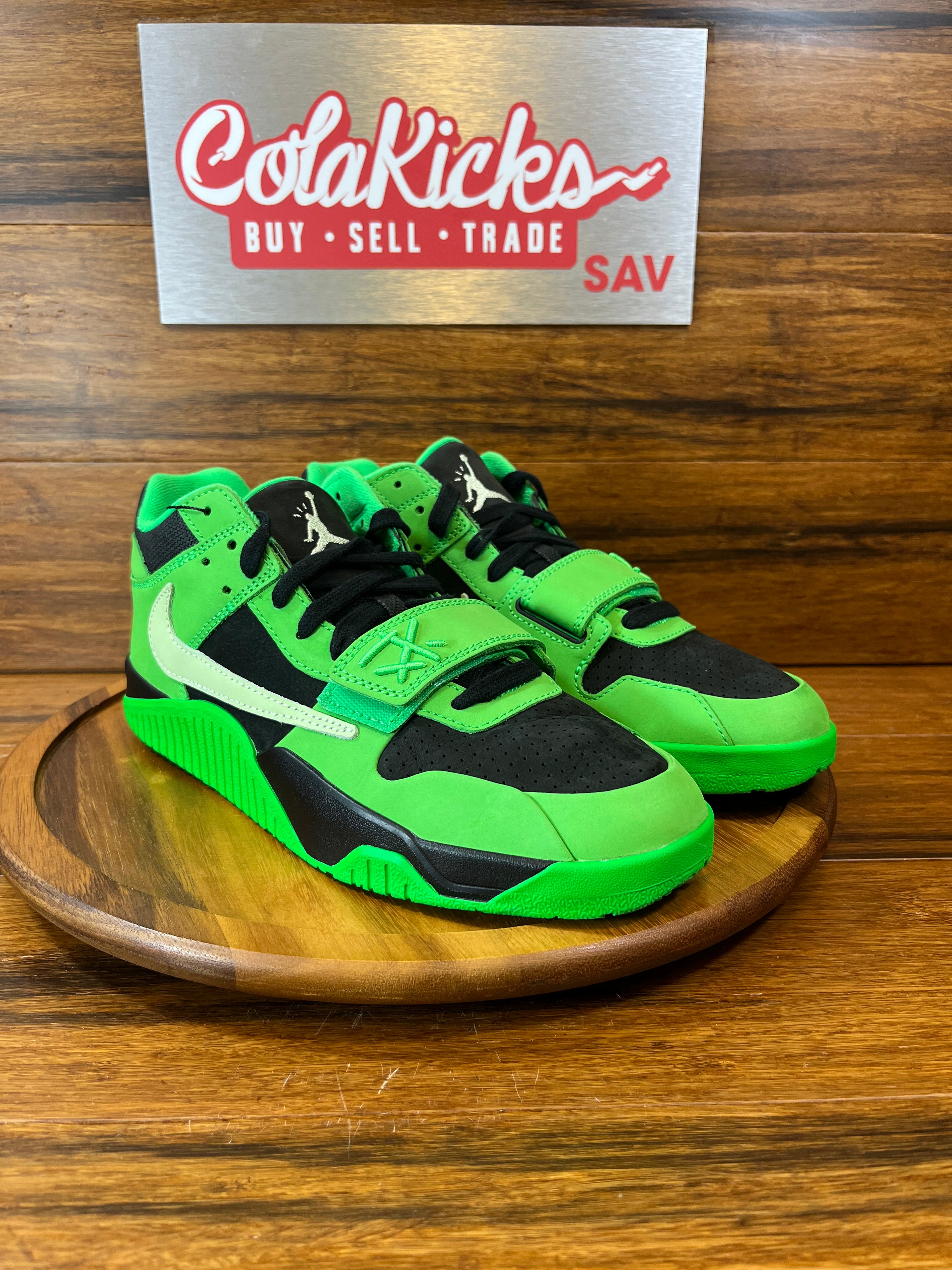 Jordan CJ1 T-Rexx Travis Scott Green Spark