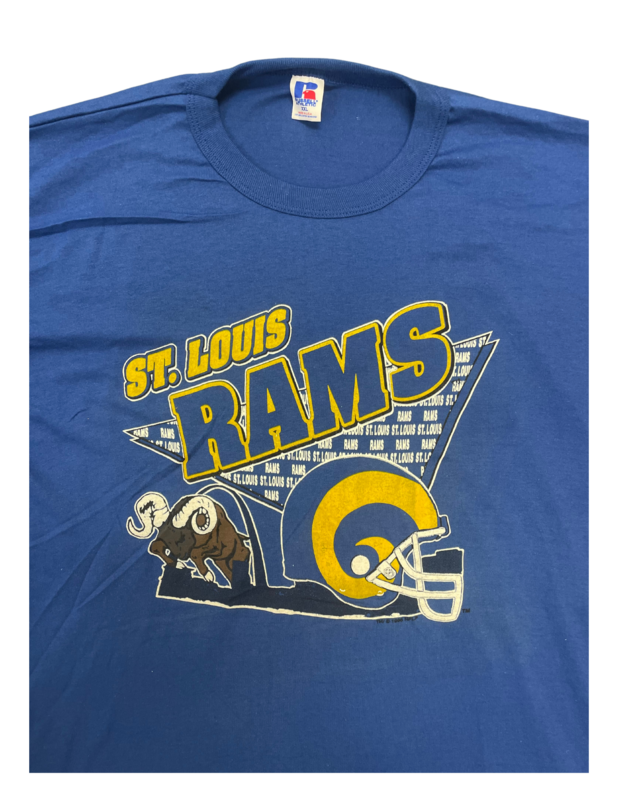 St. Louis Rams Graphic 'Russell Athletic’ Tee Blue