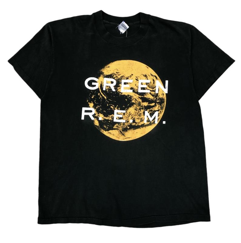 R.E.M. "Green" Band Tee Black