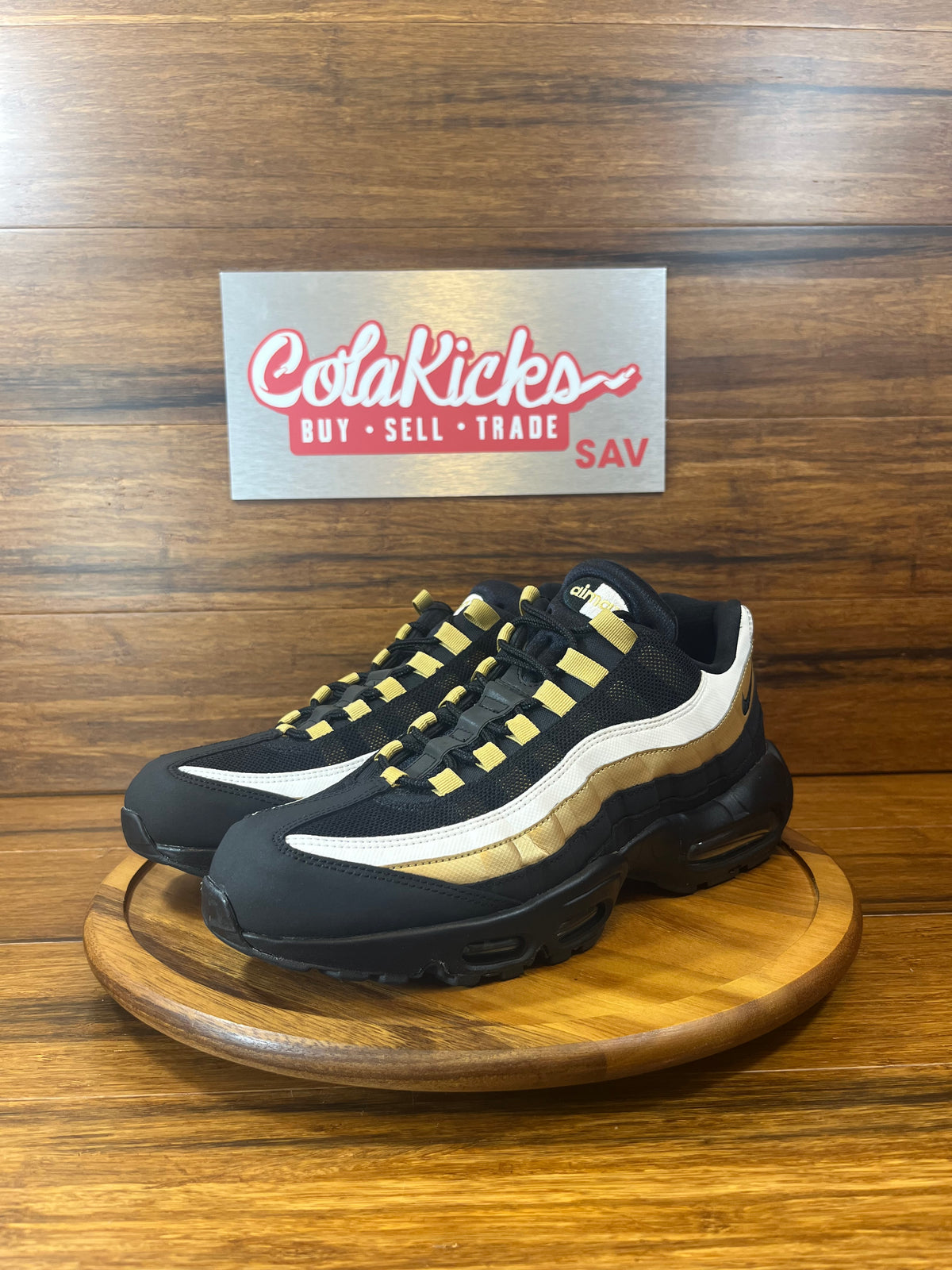 Nike Air Max 95 OG Black Metallic Gold White