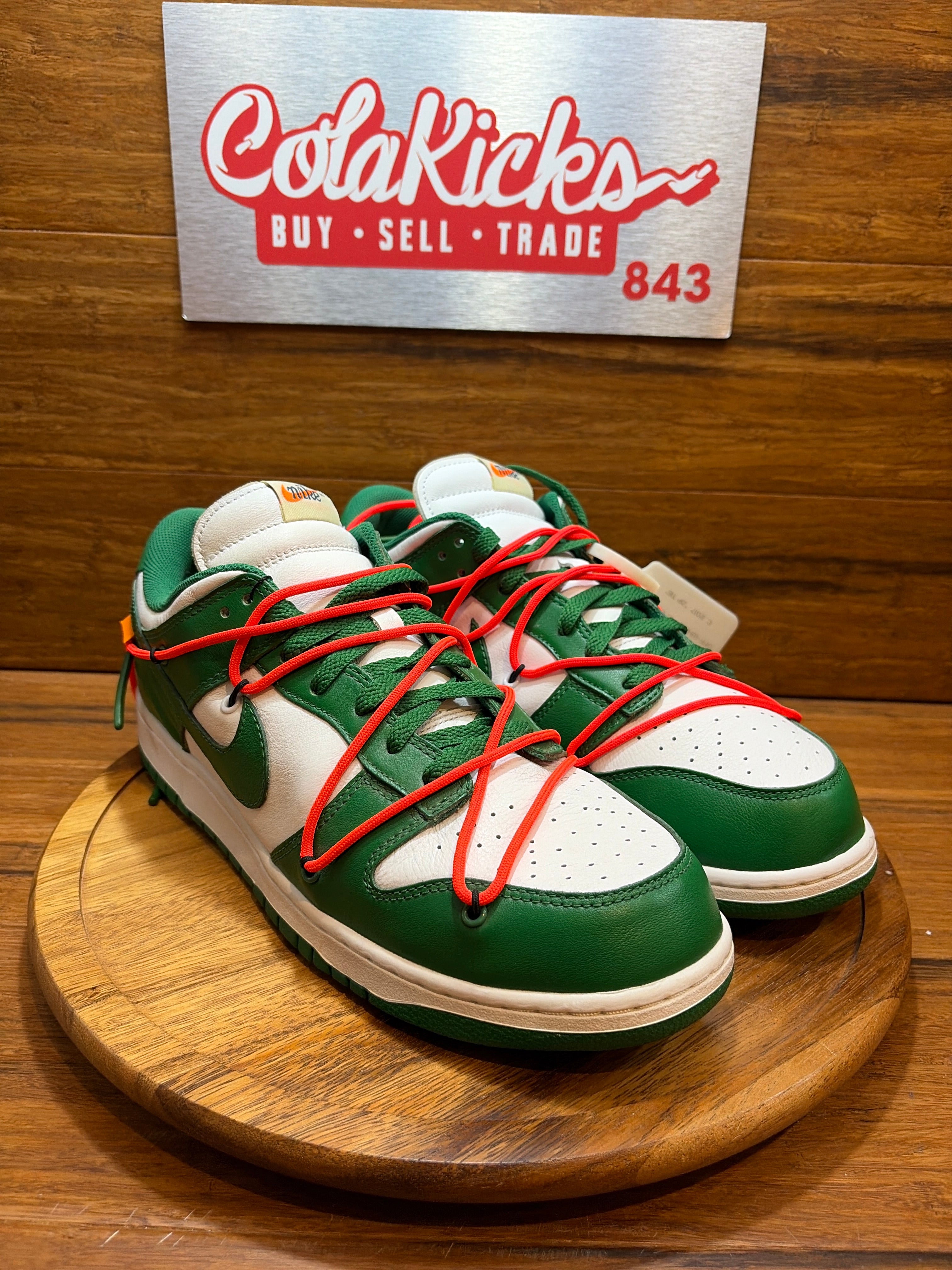 Nike Dunk Low Off-White Pine Green