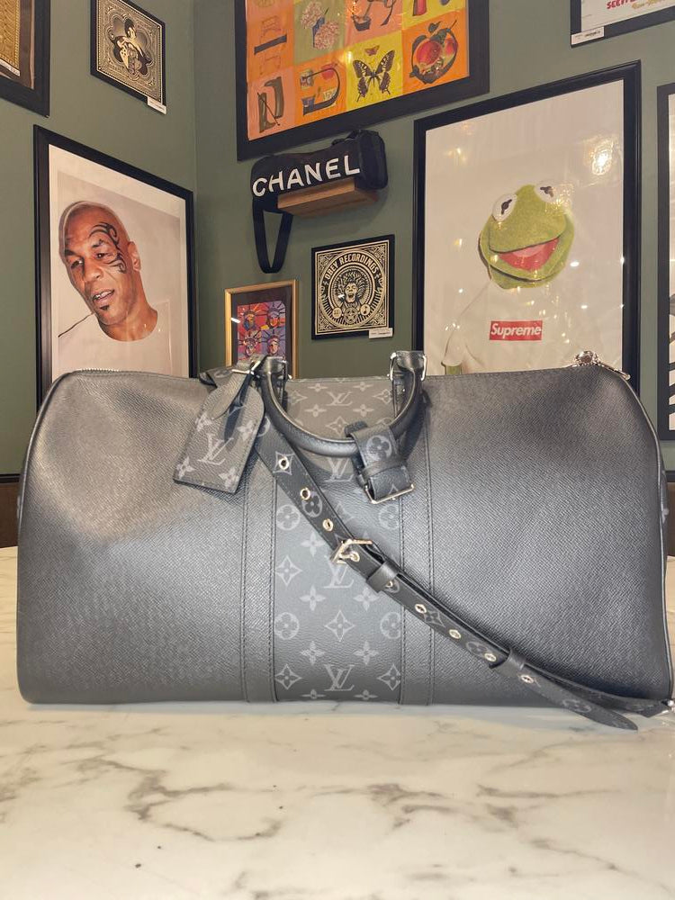 Louis Vuitton Taigarama Keepall Travel Bag