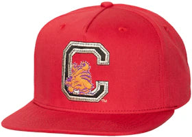 Travis Scott x Mitchell & Ness Clemson Tigers Snapback Hat Red