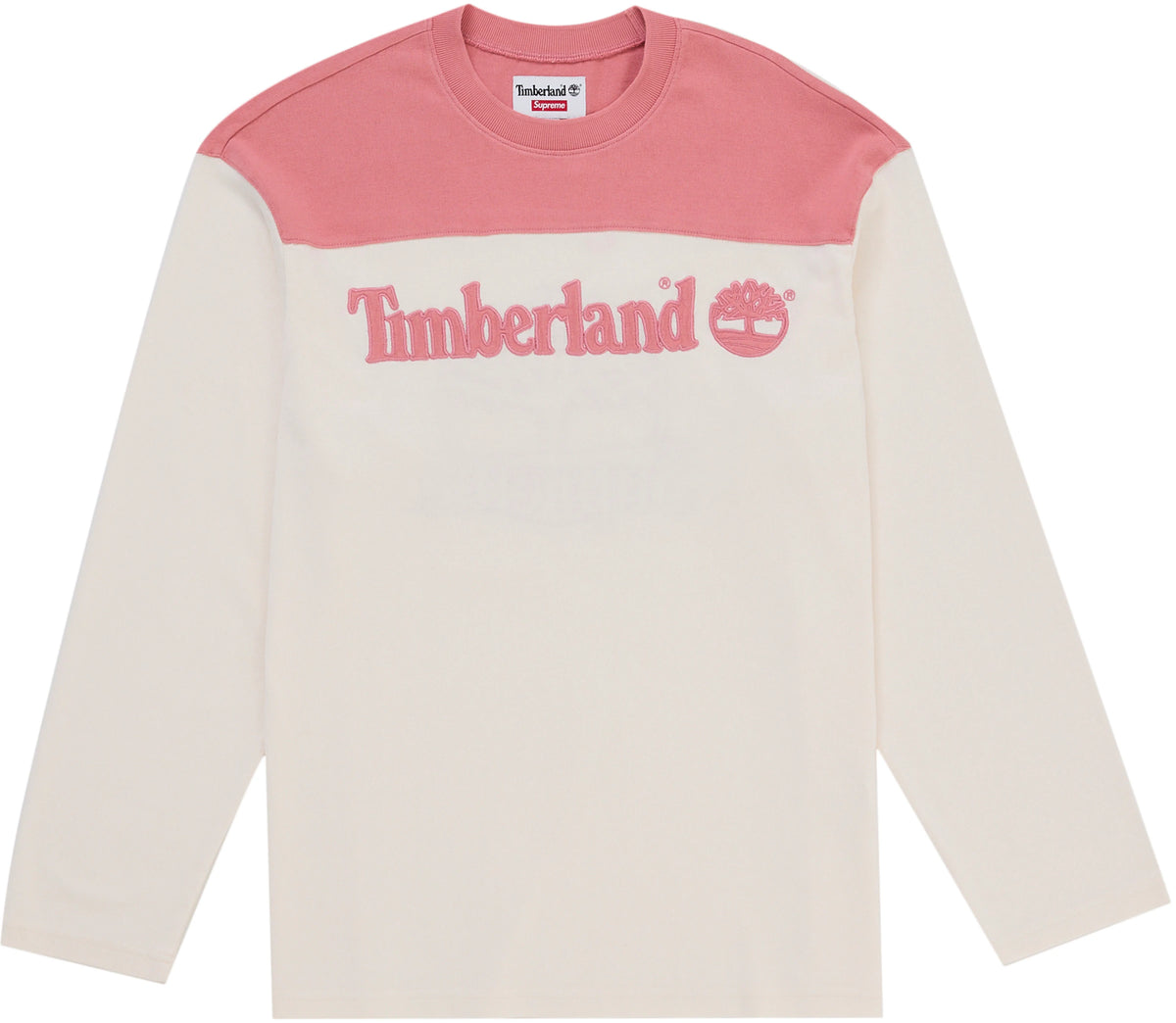 Supreme Timberland L/S Football Top White