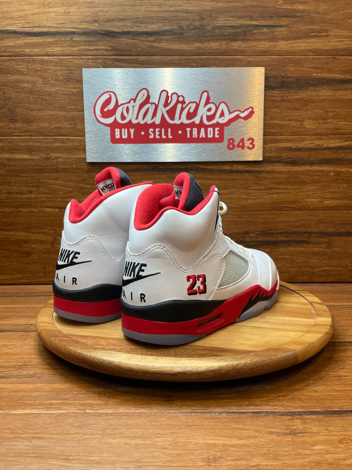 Jordan 5 Retro Fire Red Black Tongue (2025)