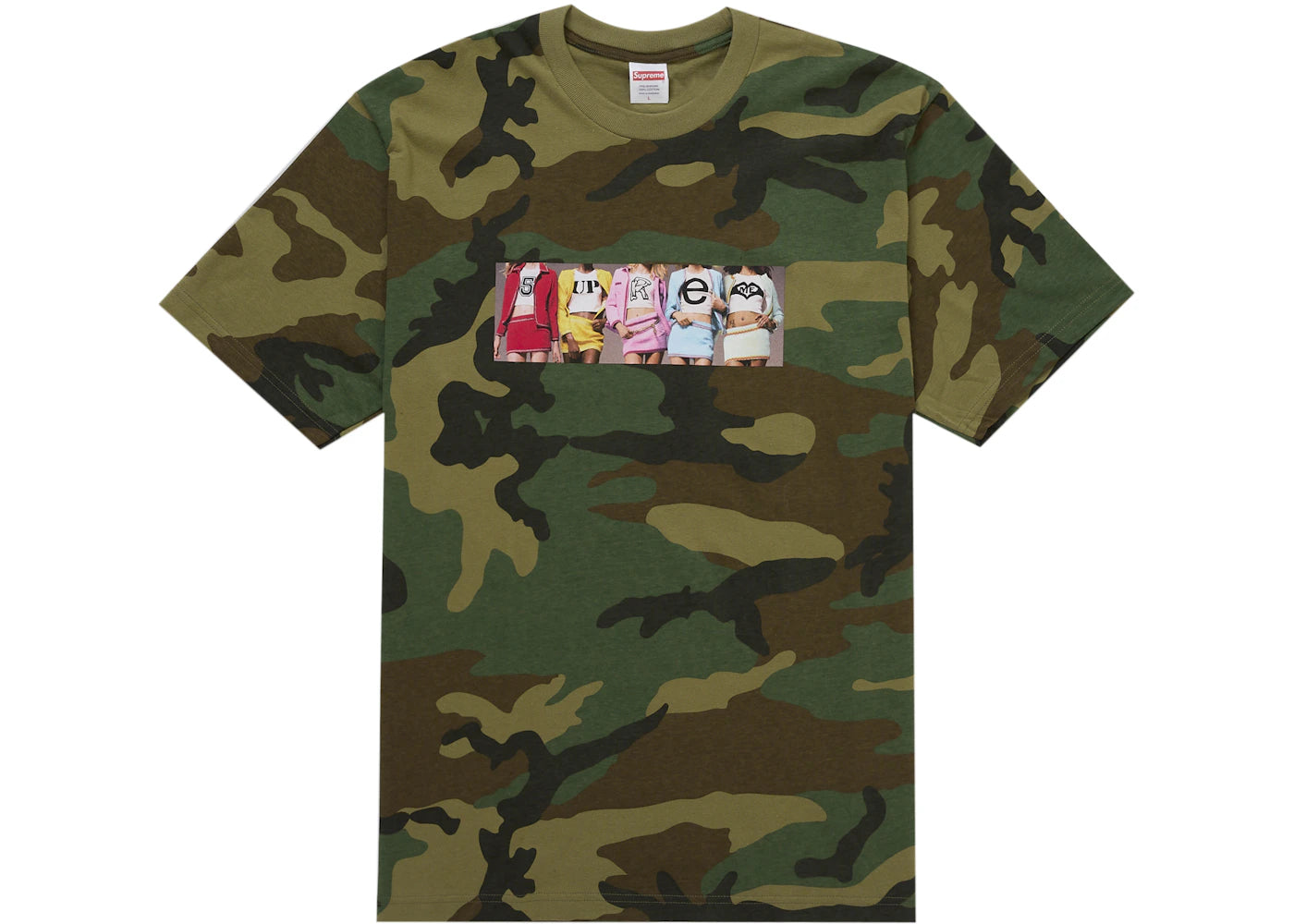 Supreme Girls Tee (FW25) Woodland Camo