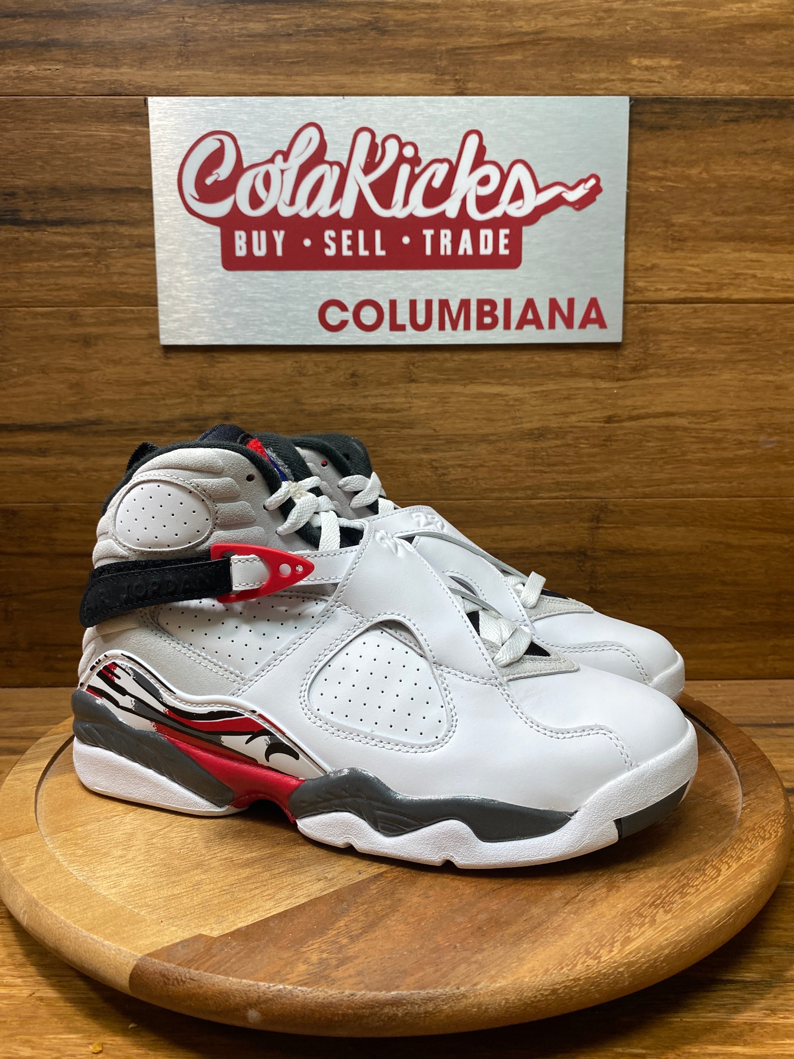 Jordan 8 Retro White True Red (2025) (GS)