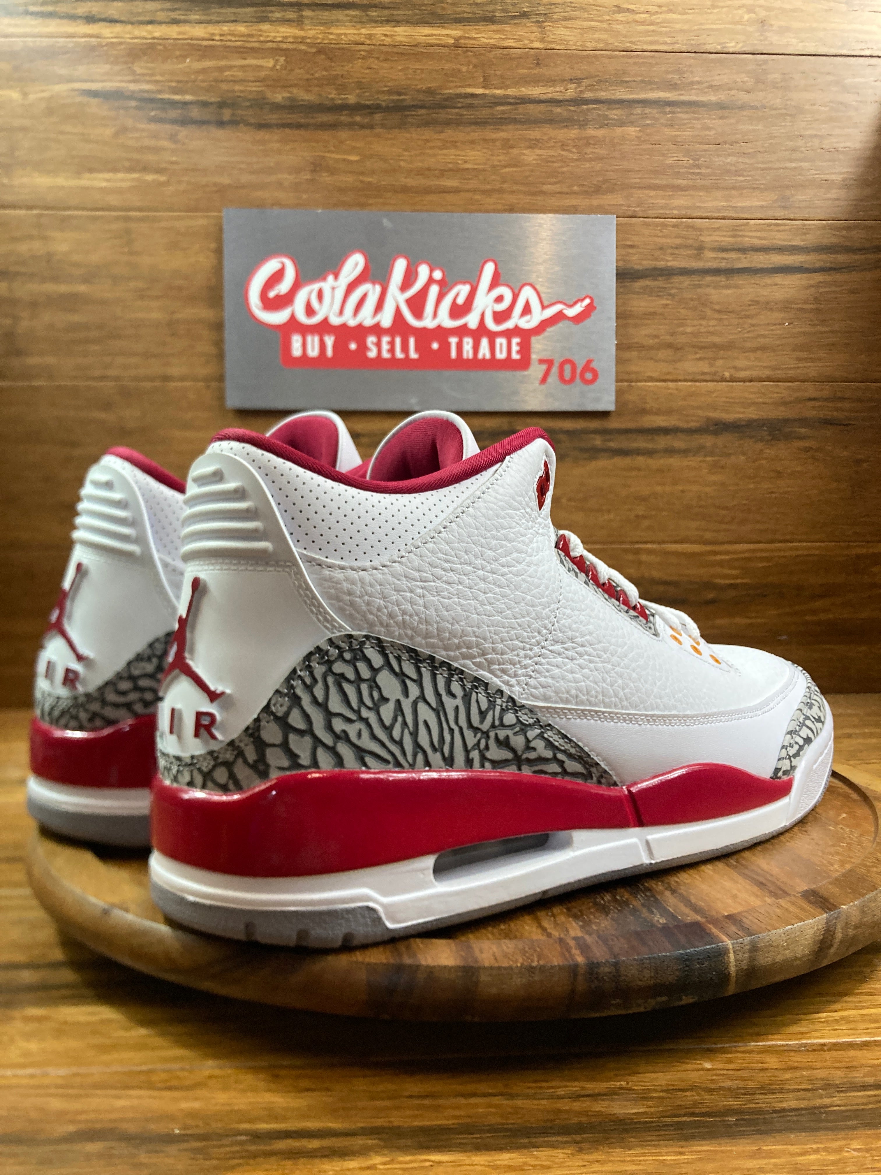 Jordan 3 Retro Cardinal Red (B-Grade)