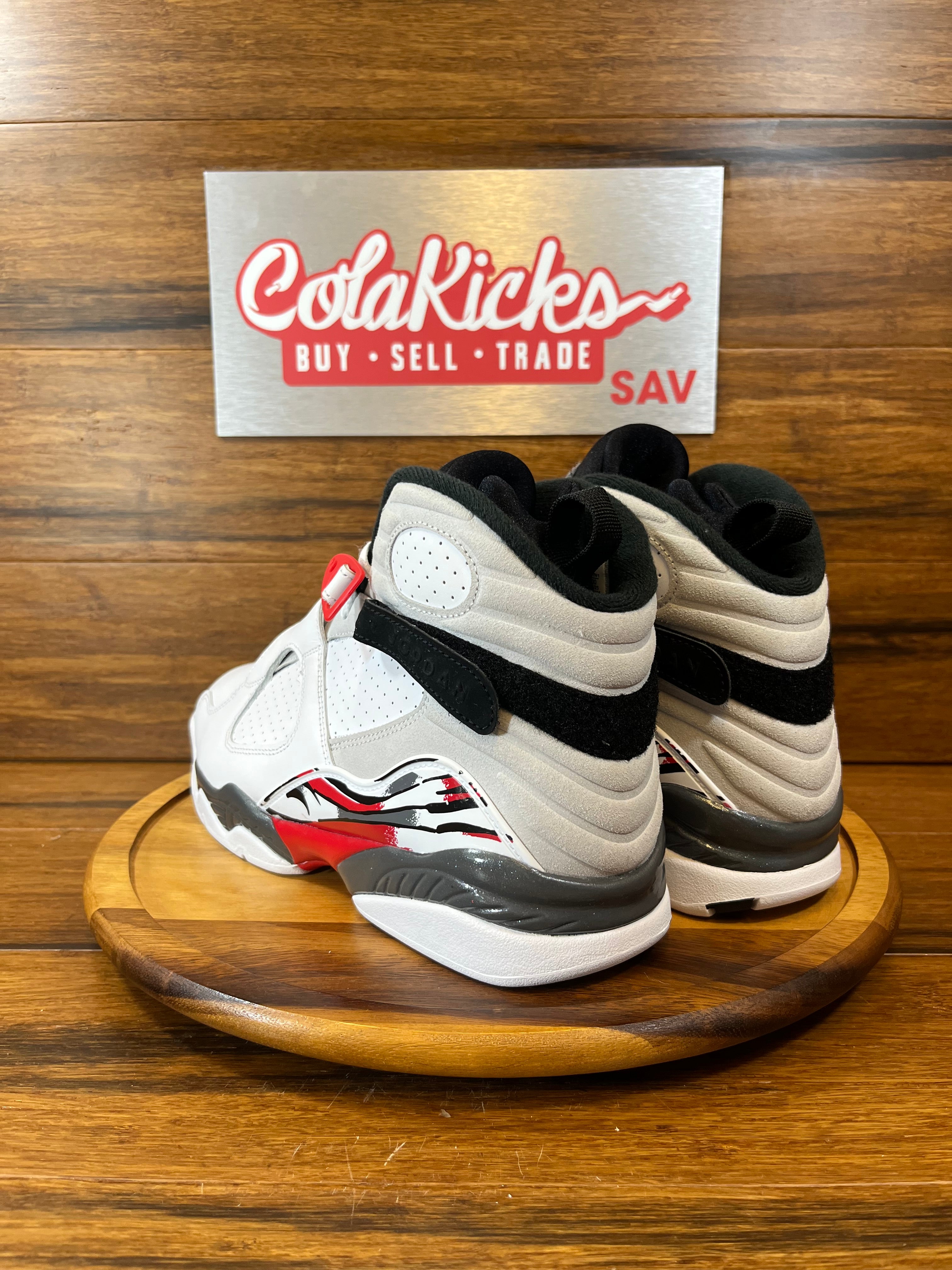 Jordan 8 Retro White True Red (2025)