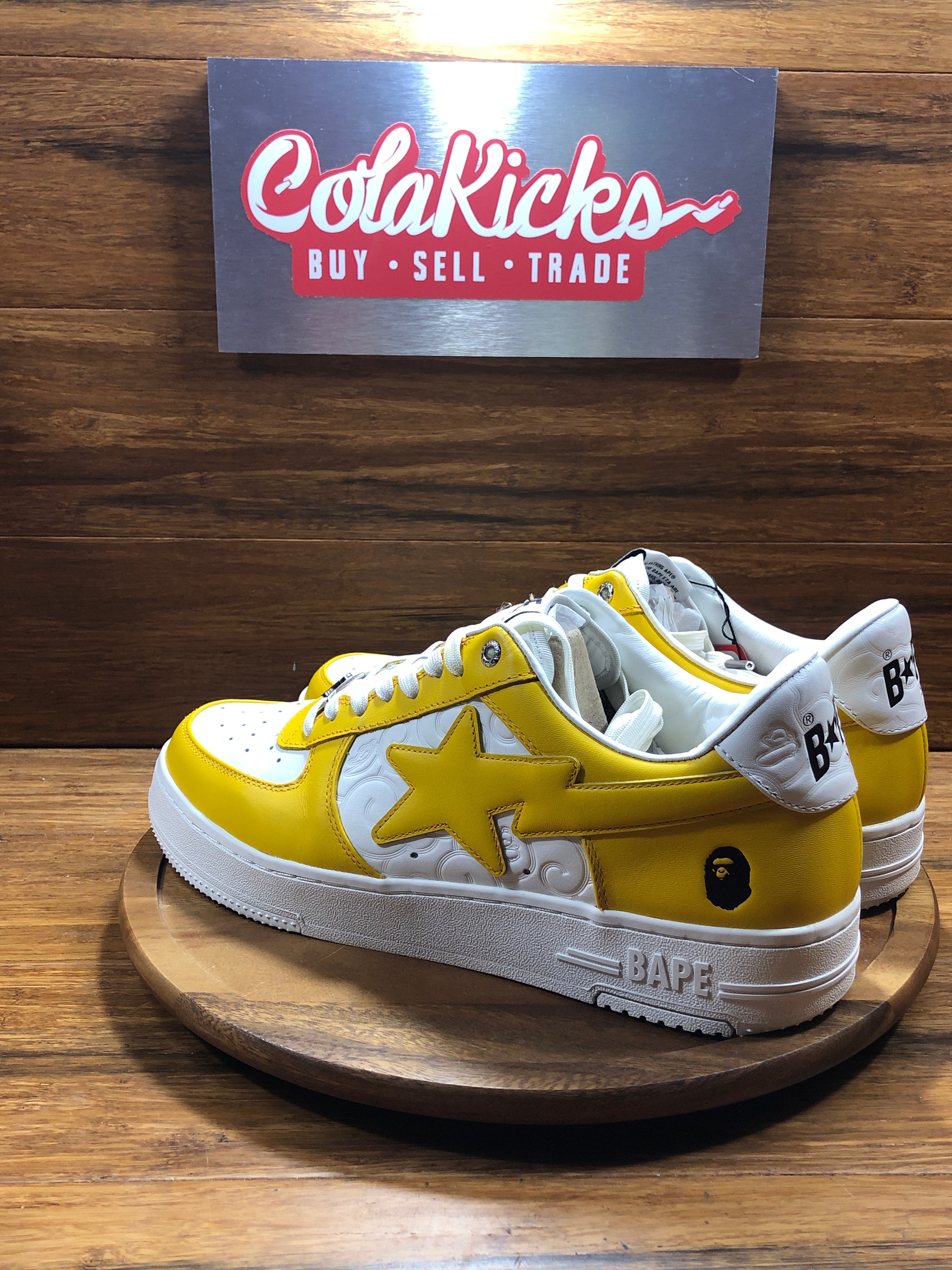 A Bathing Ape Bape Sta Low #3 White Orange Cloud Camo