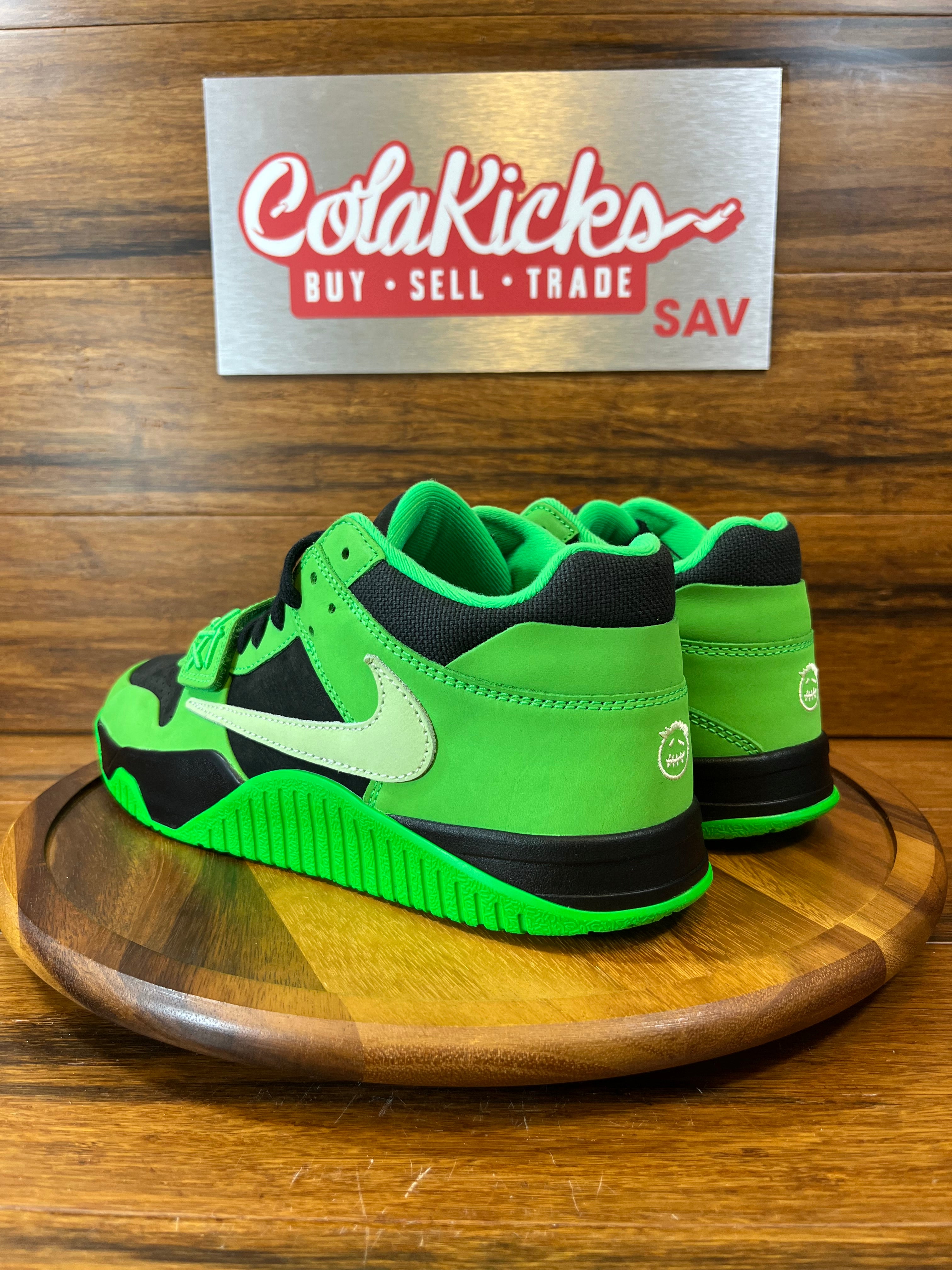 Jordan CJ1 T-Rexx Travis Scott Green Spark