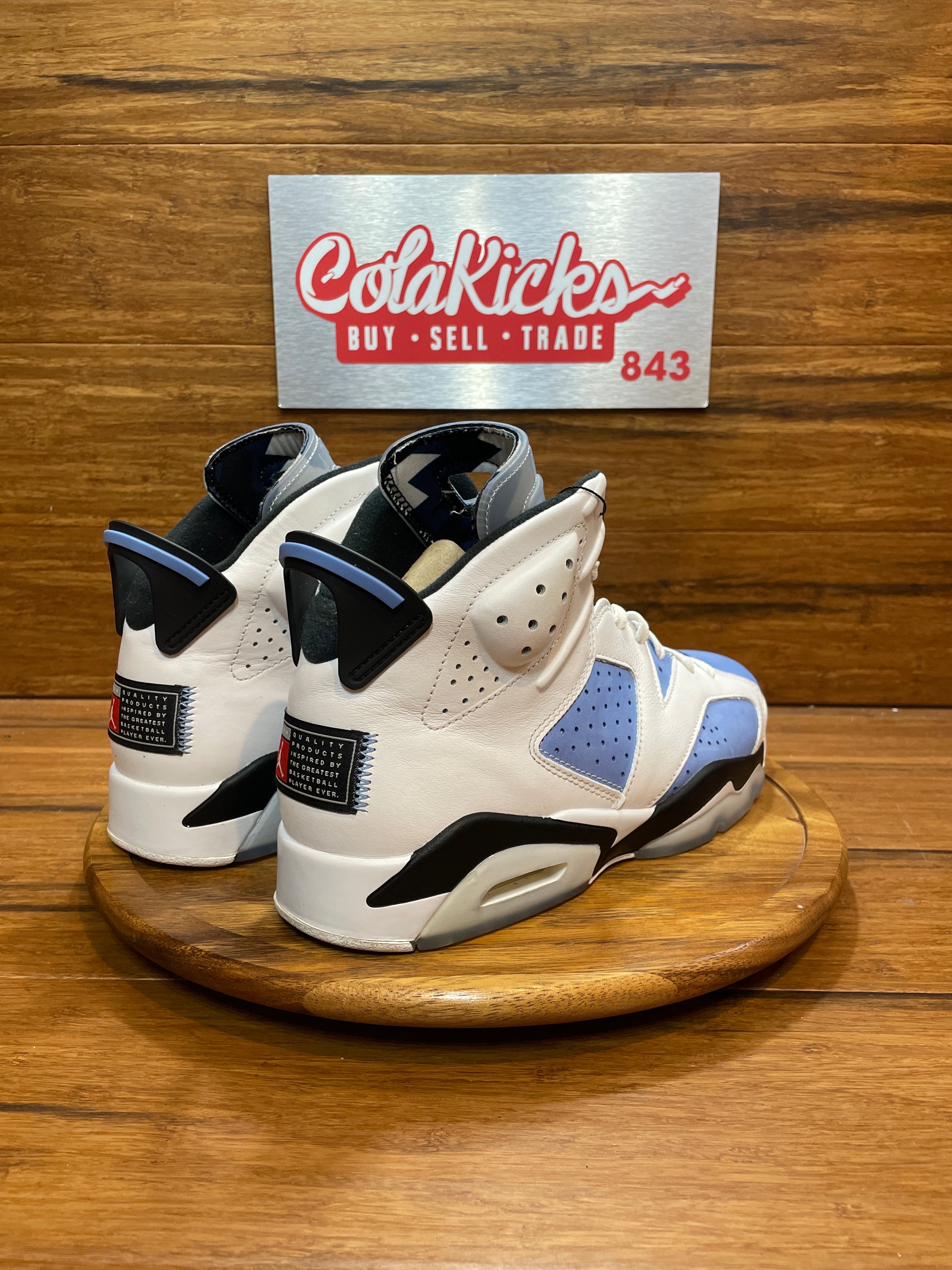 Jordan 6 Retro UNC White