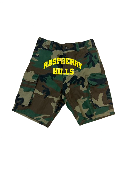 Raspberry Hills Camo Shorts