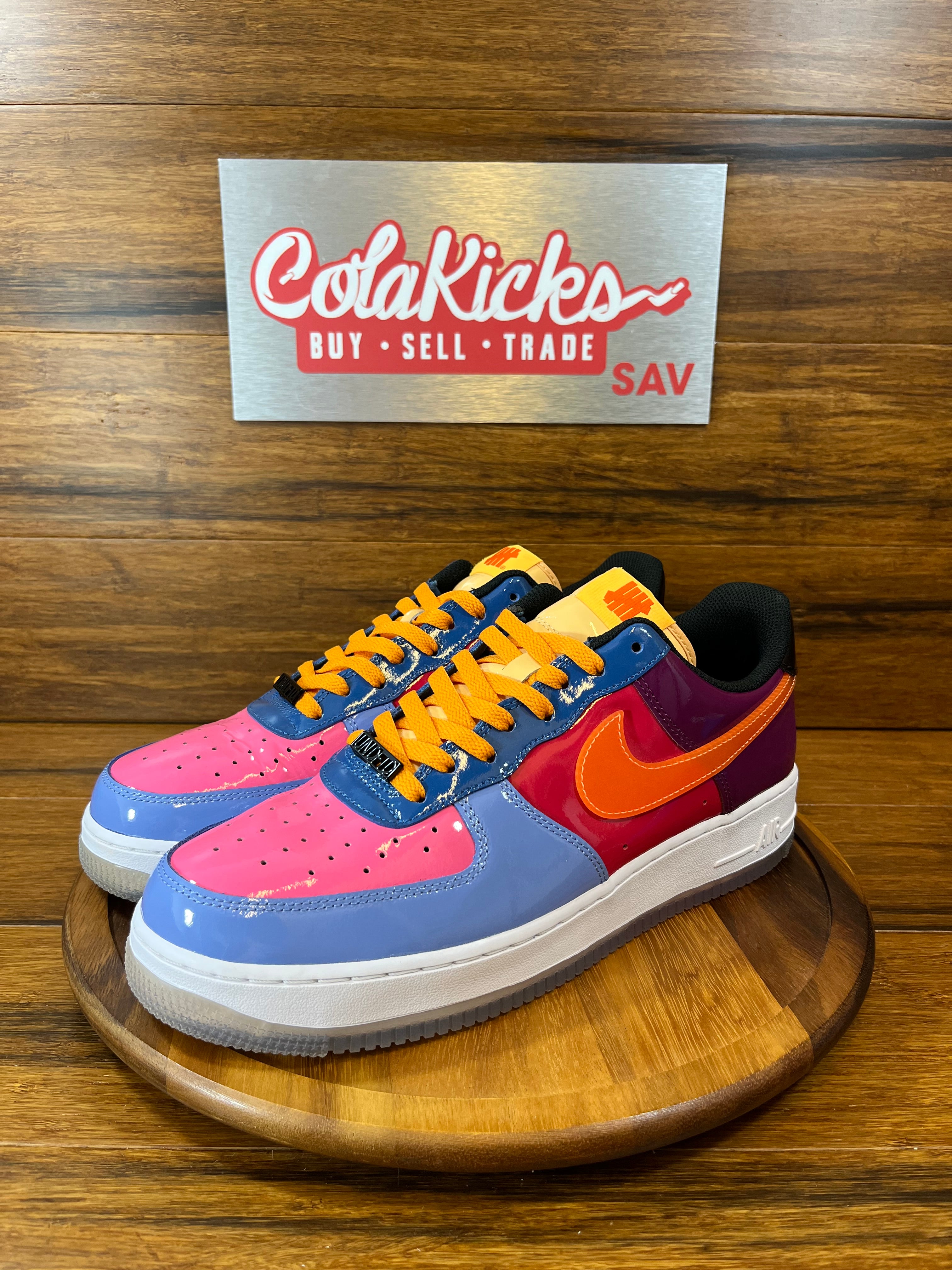 Nike Air Force 1 Low SP Undefeated Multi-Patent Total Orange