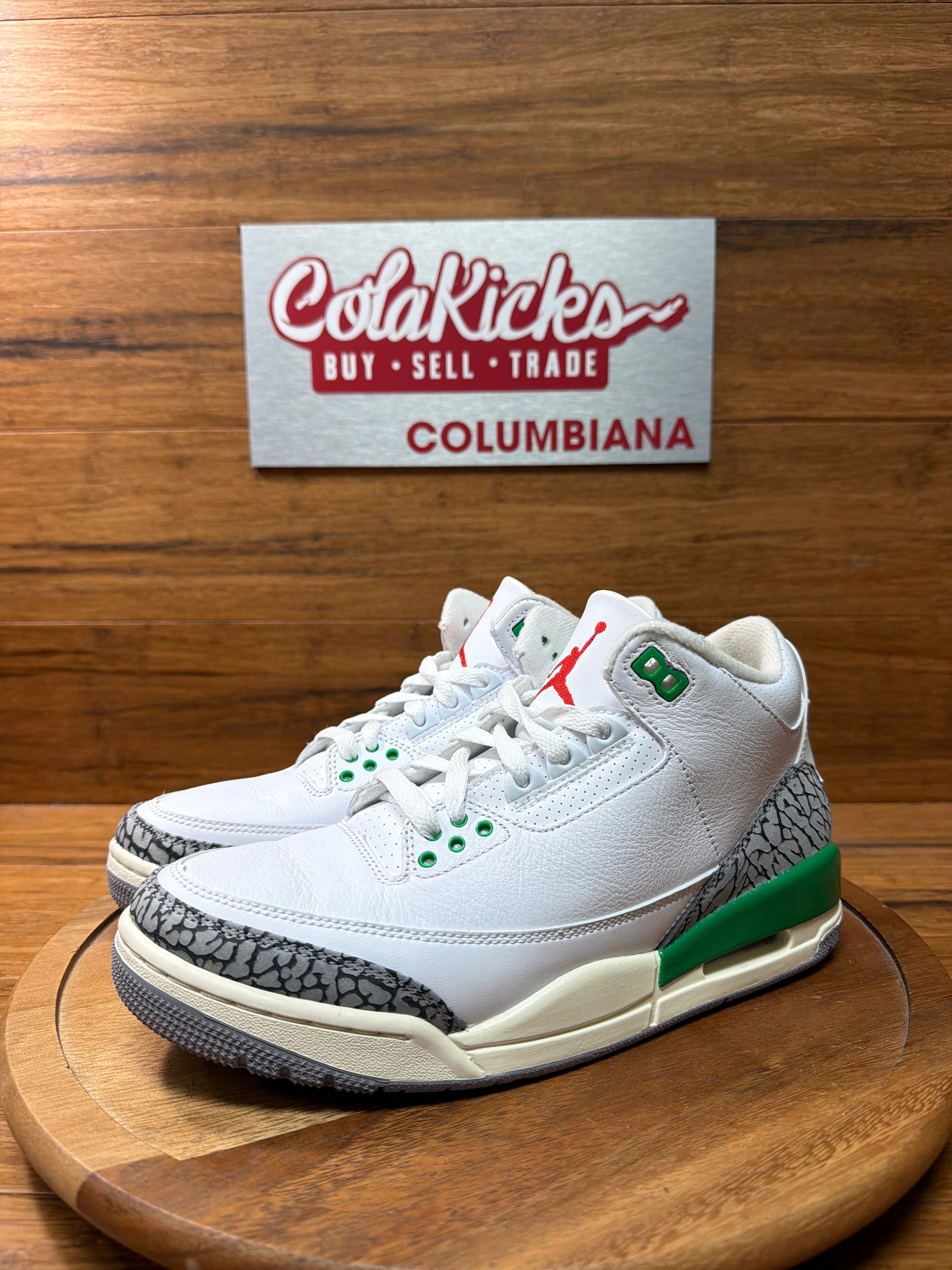 Jordan 3 Retro Lucky Green (Women's)