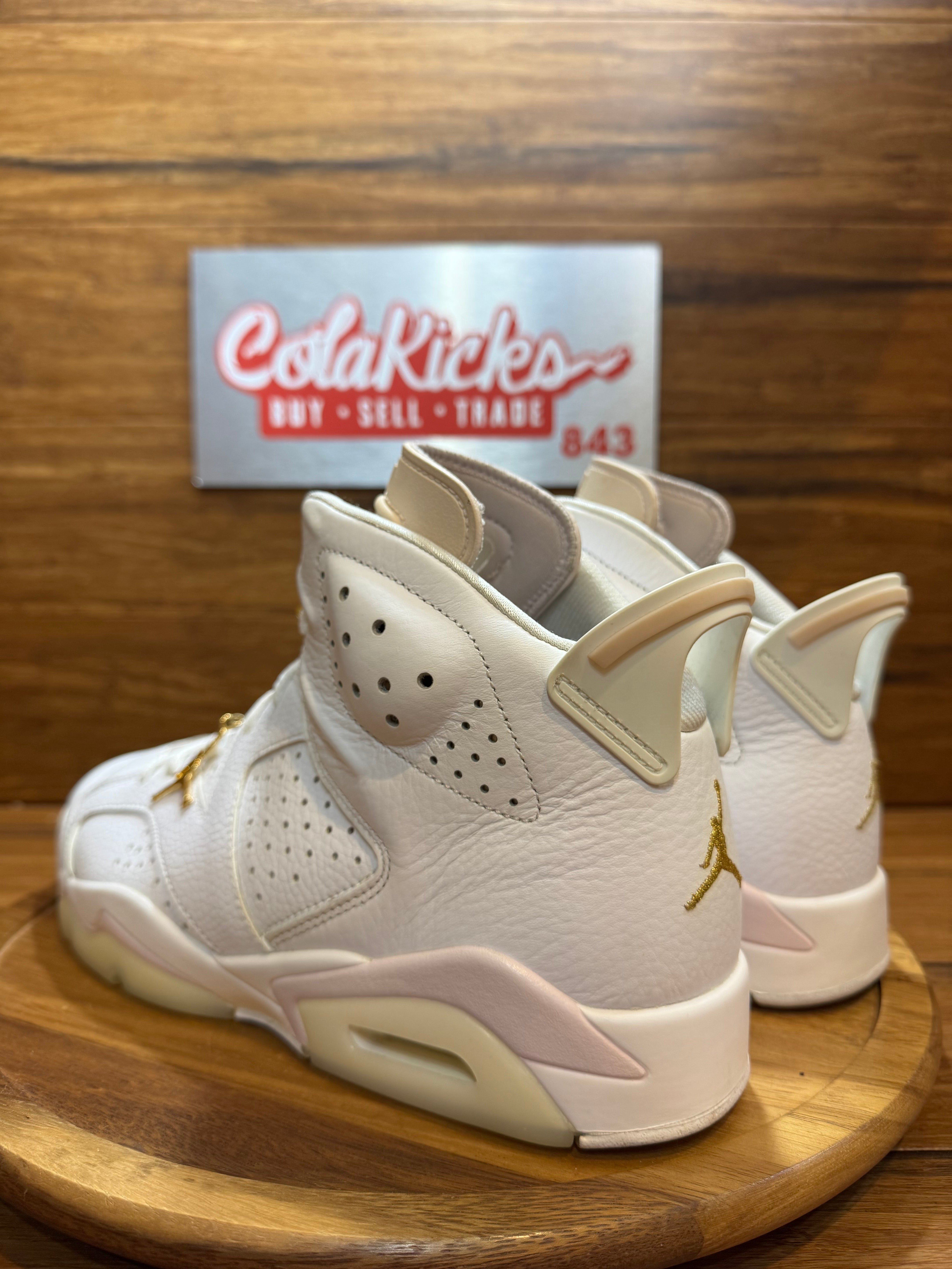 Jordan 6 Retro Gold Hoops (Women's)