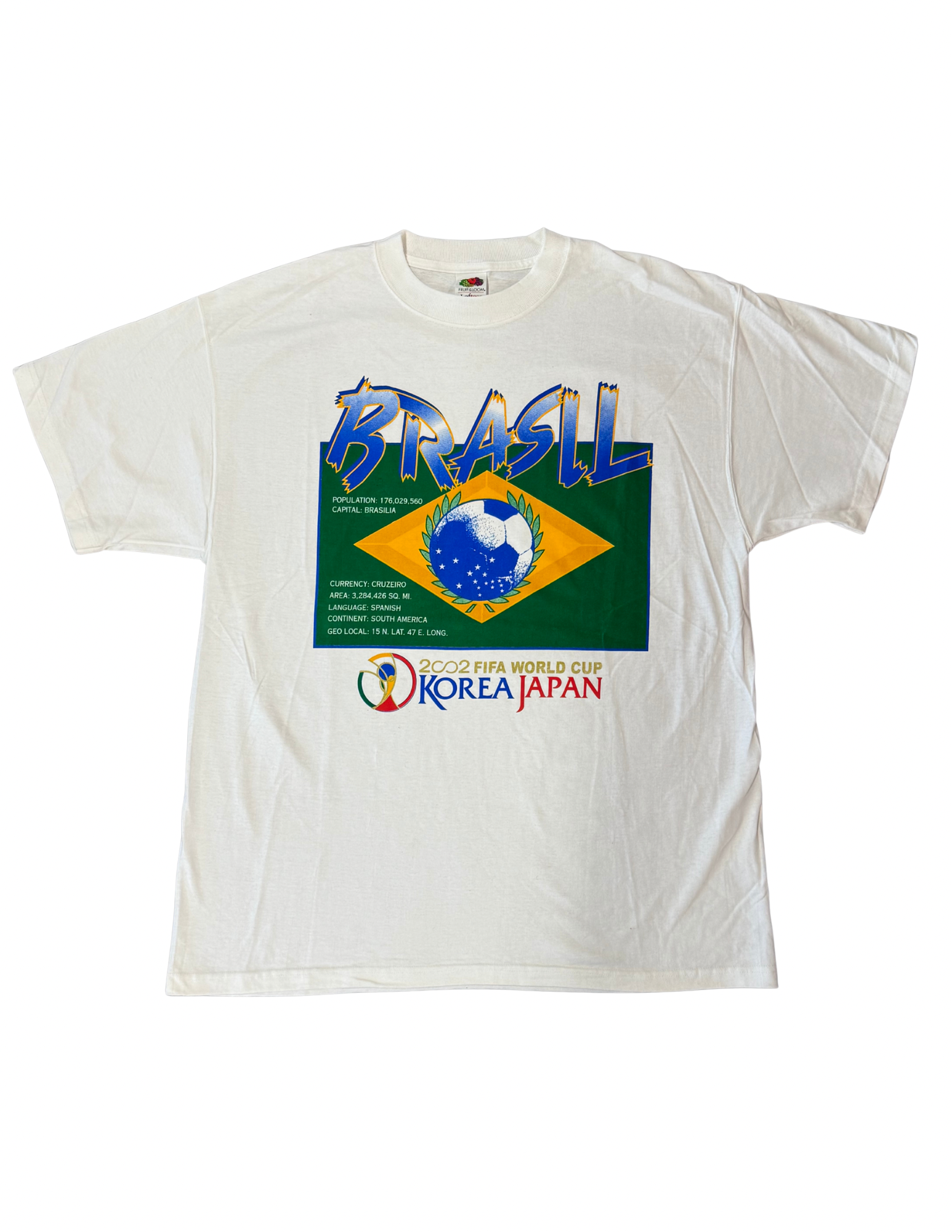 Brazil 2002 World Cup Tee Type 2