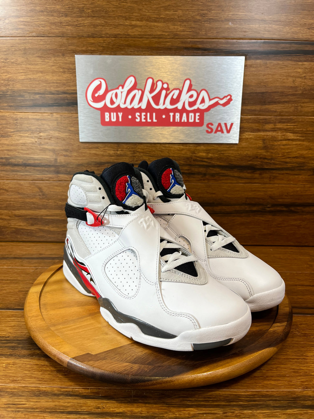 Jordan 8 Retro White True Red (2025)