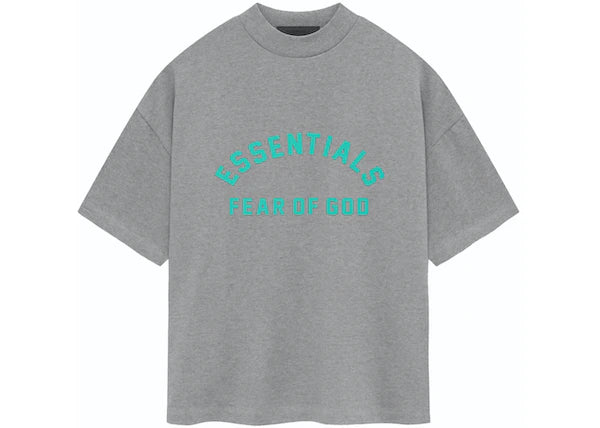 Fear of God Essentials Heavy Jersey S/S Tee Dark Heather Oatmeal