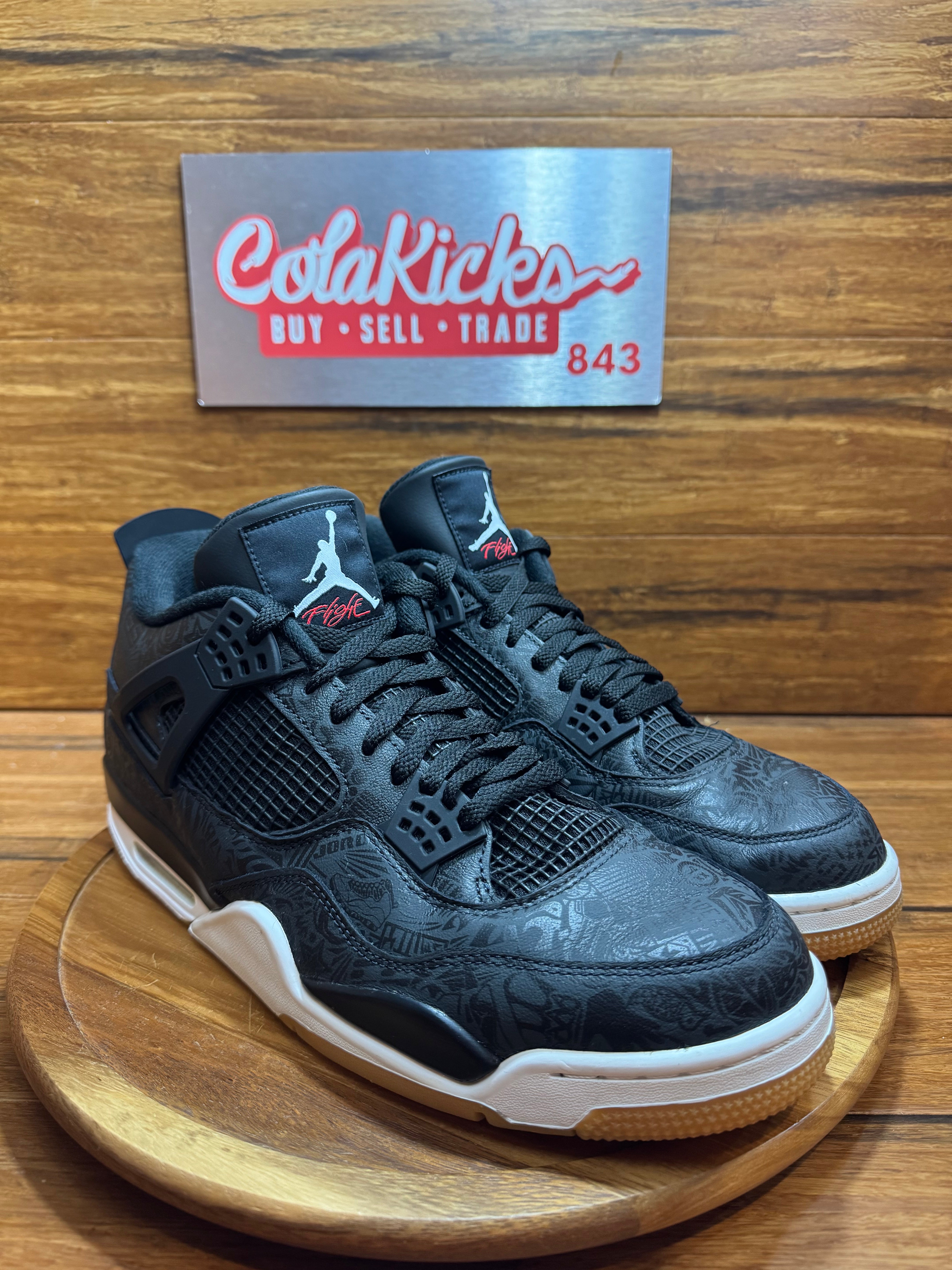 Jordan 4 Retro Laser Black Gum
