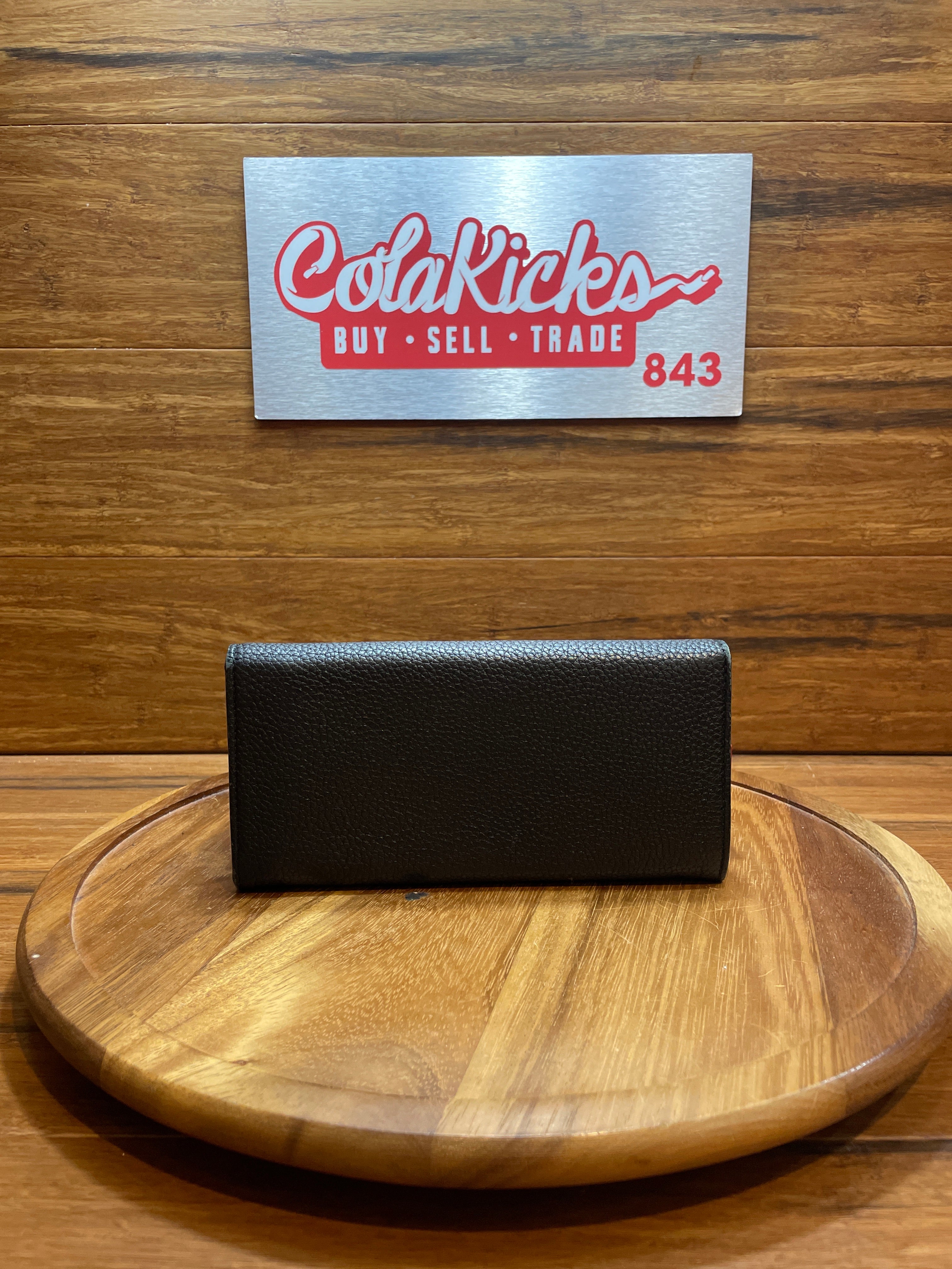 Ferragamo Black Calfskin Continenal Wallet