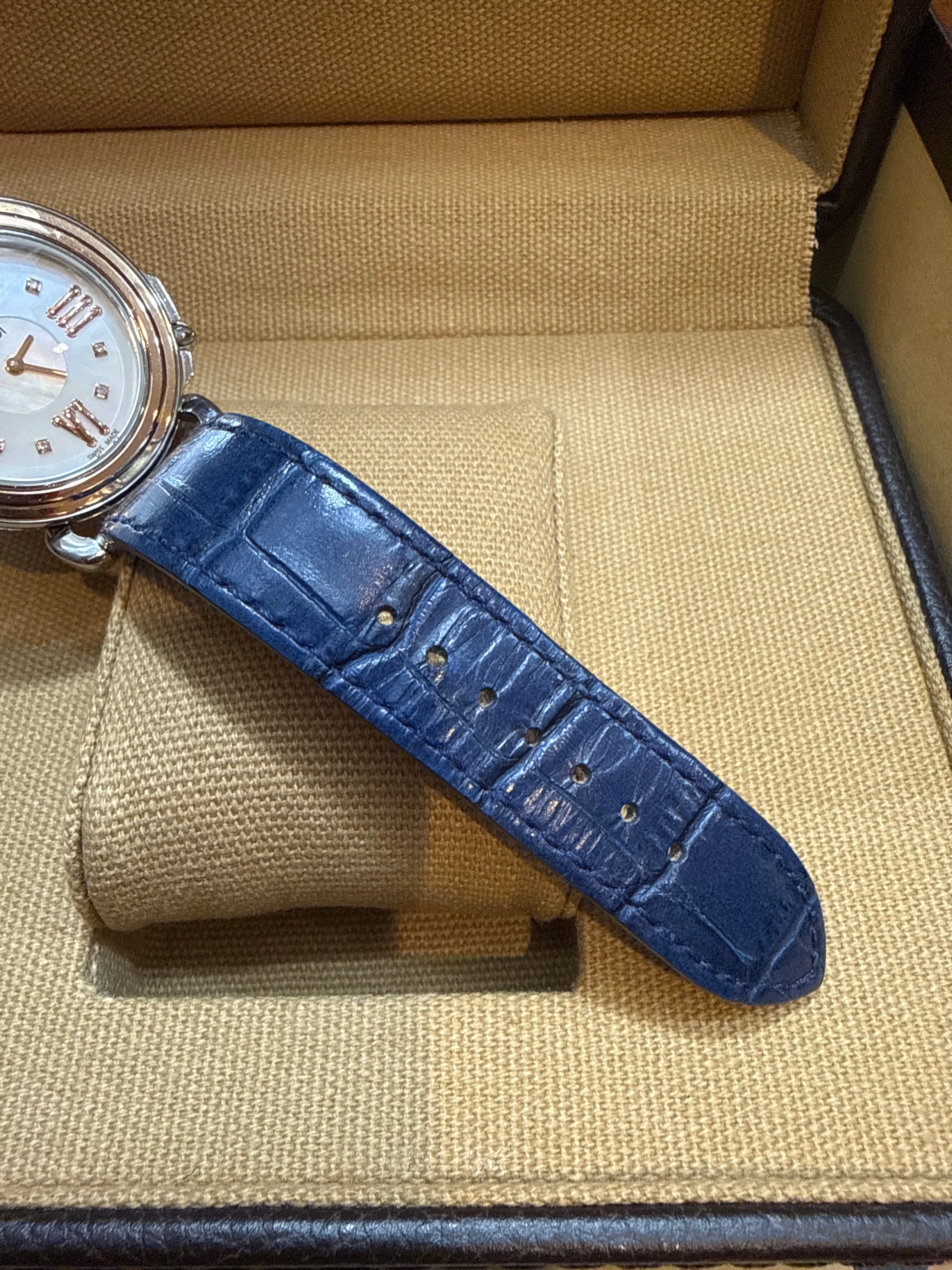 Fendi Selleria Diamond Mother Of Pearl Watch