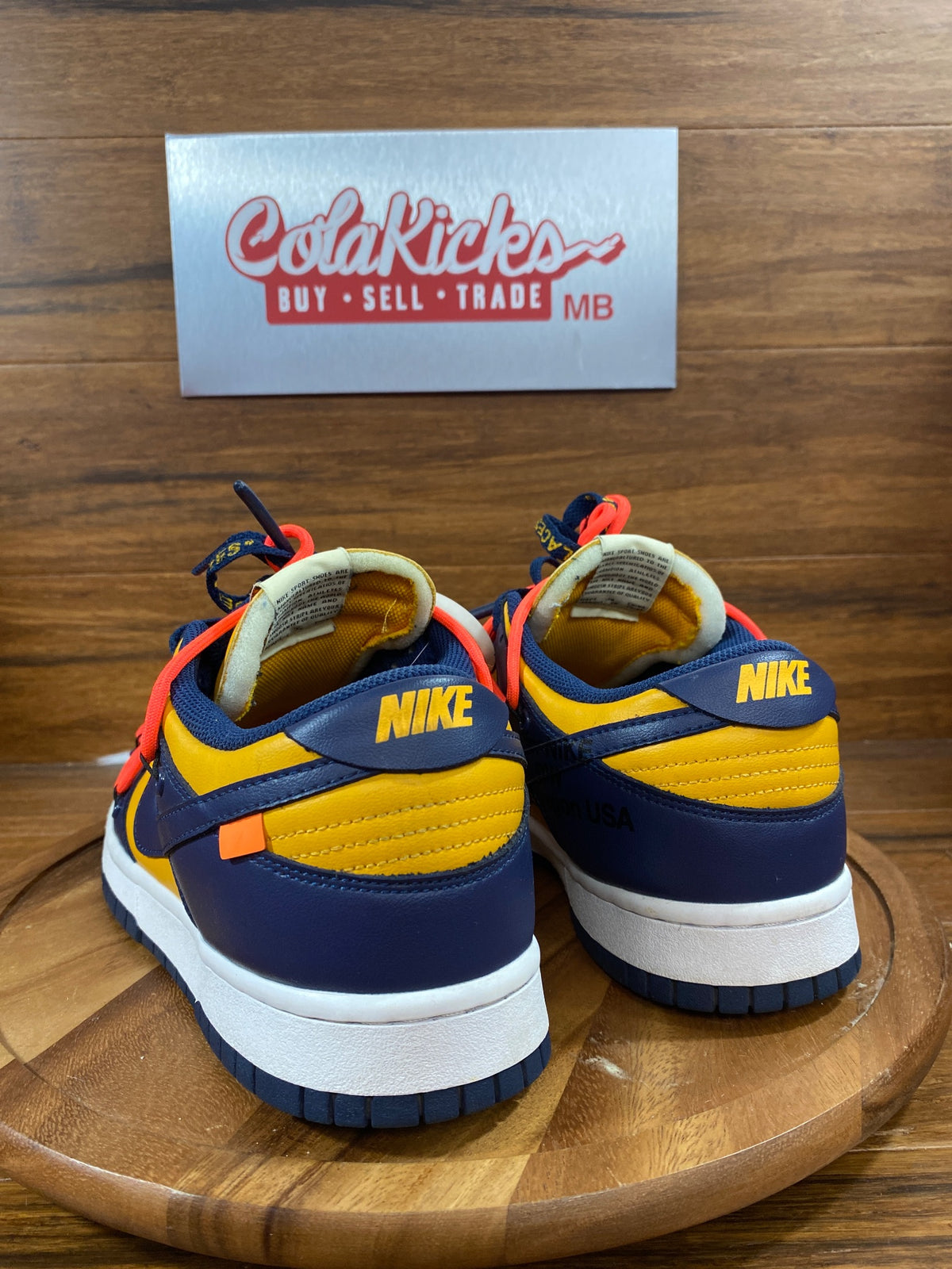 Nike Dunk Low Off-White University Gold