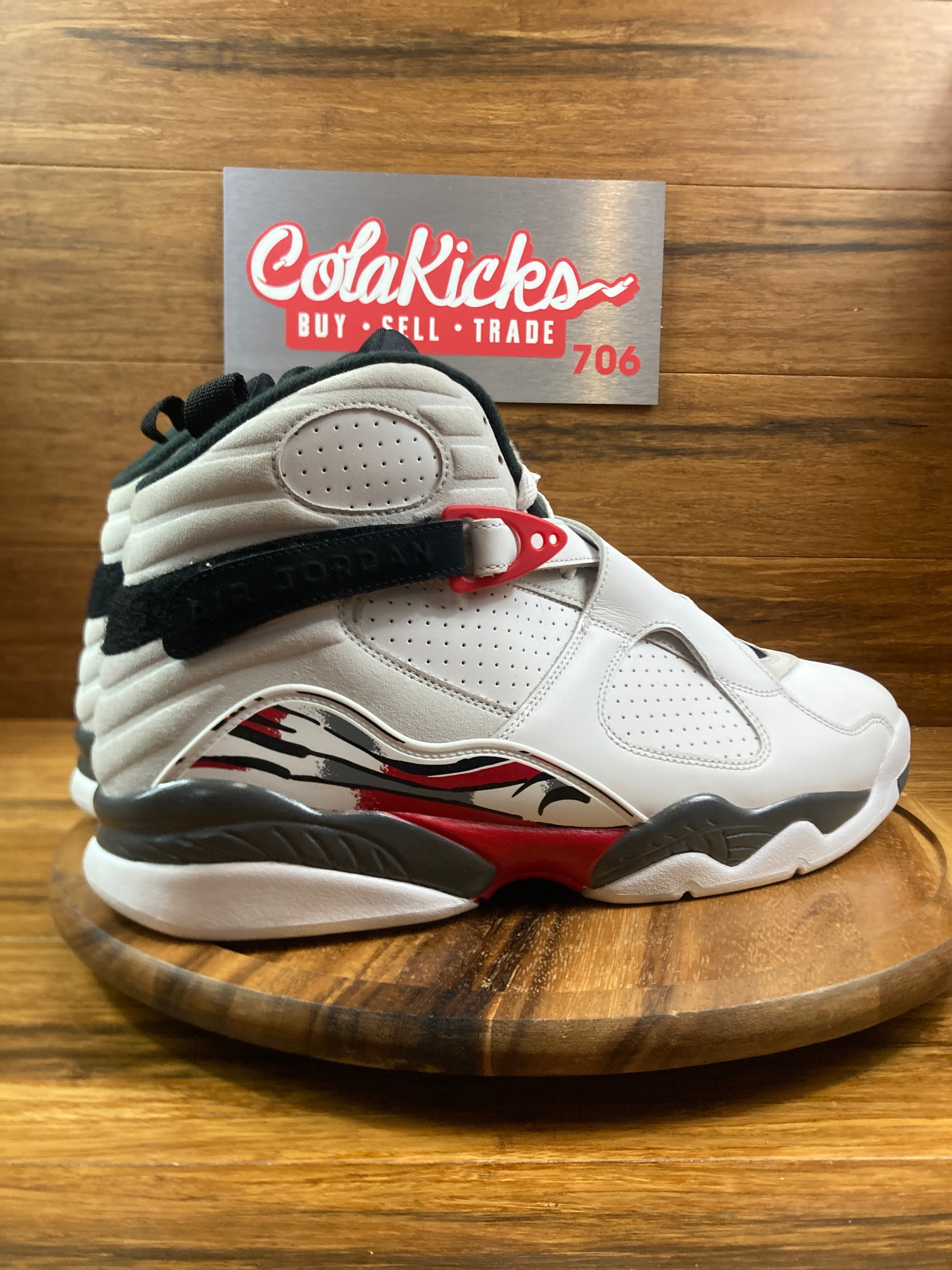 Jordan 8 Retro White True Red (2025)