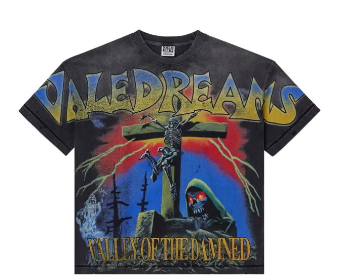 Vale Forever Damned Big Tee Black