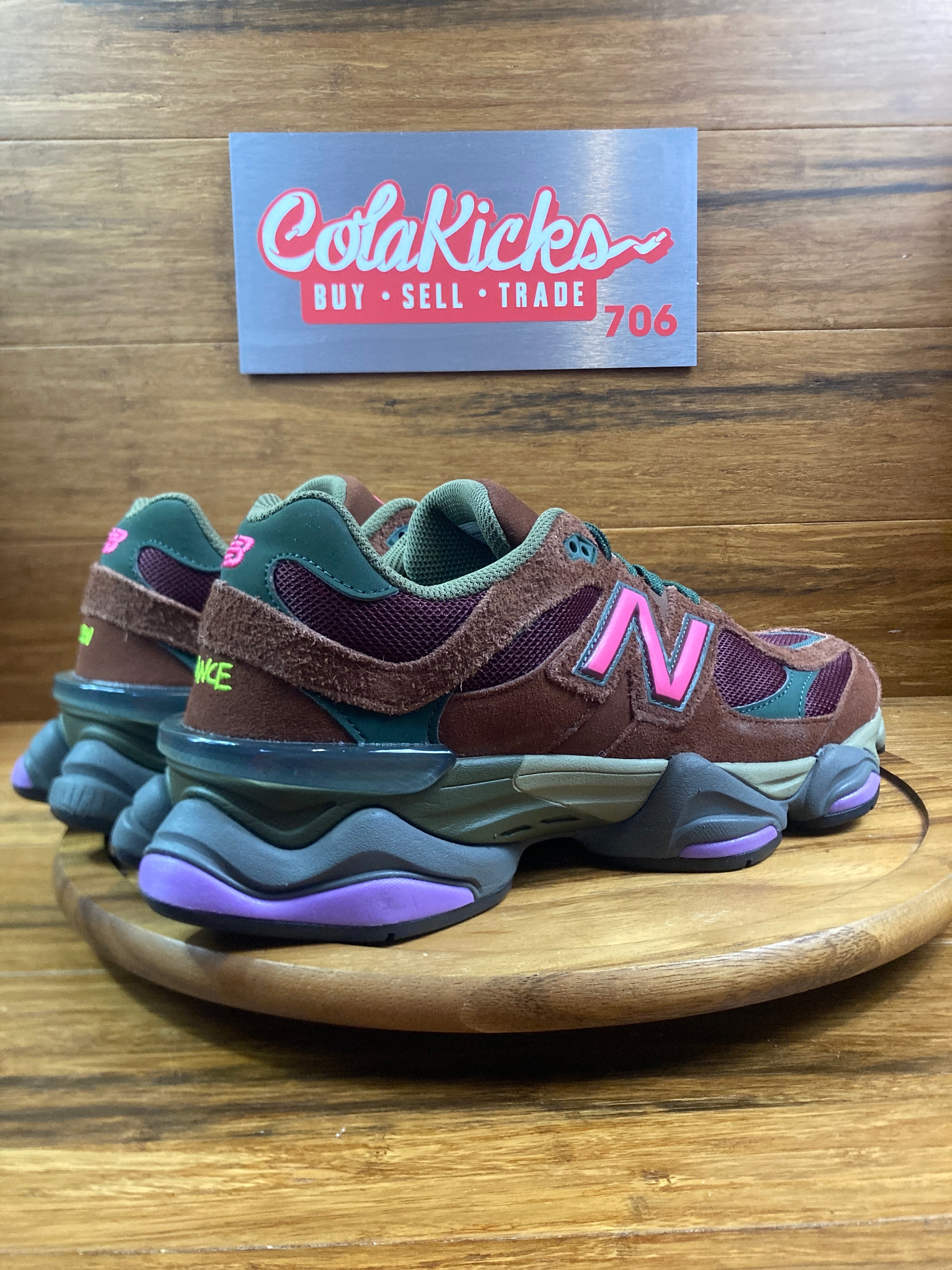 New Balance 9060 Rich Oak Burgundy