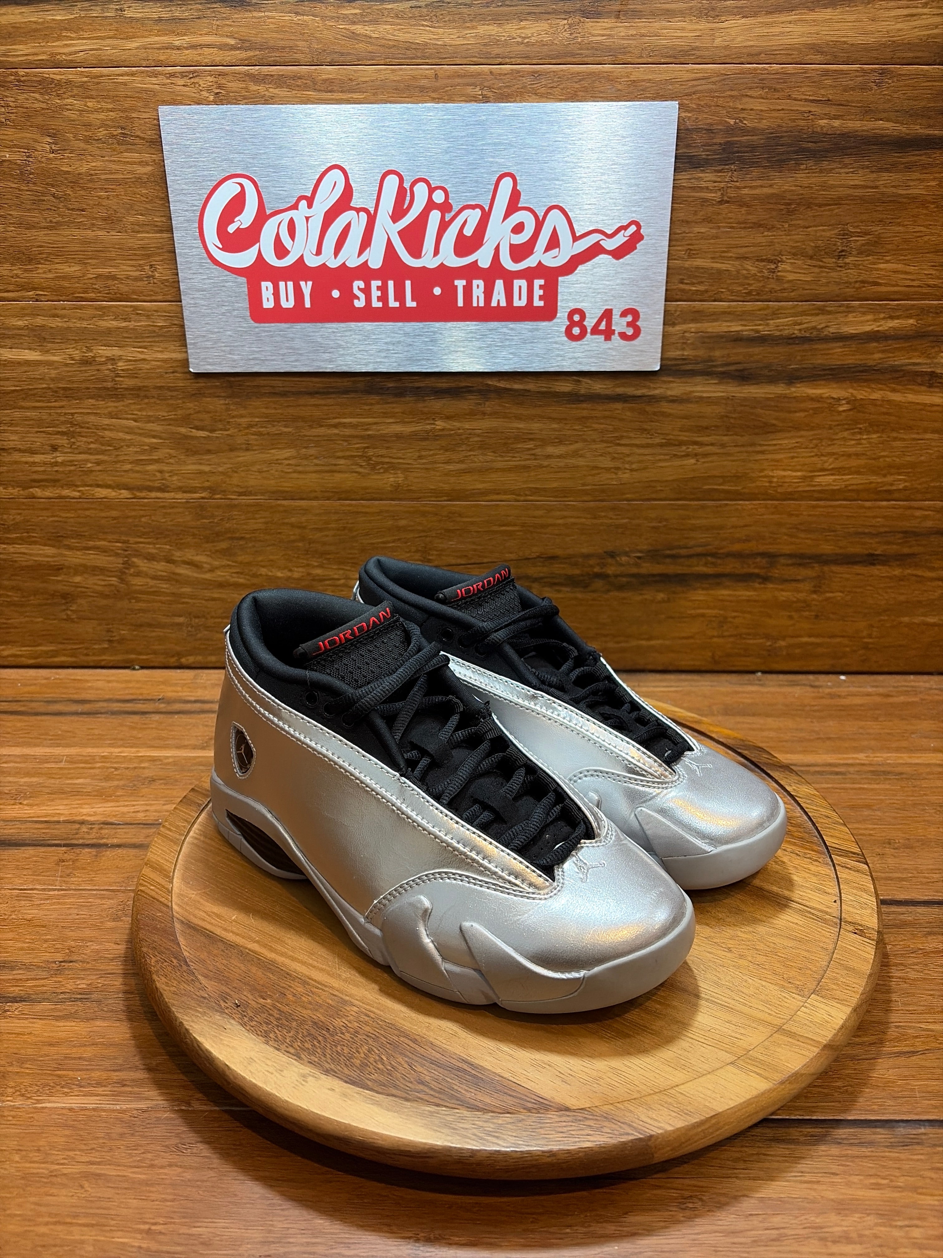 Jordan 14 Retro Metallic Silver (Women's)