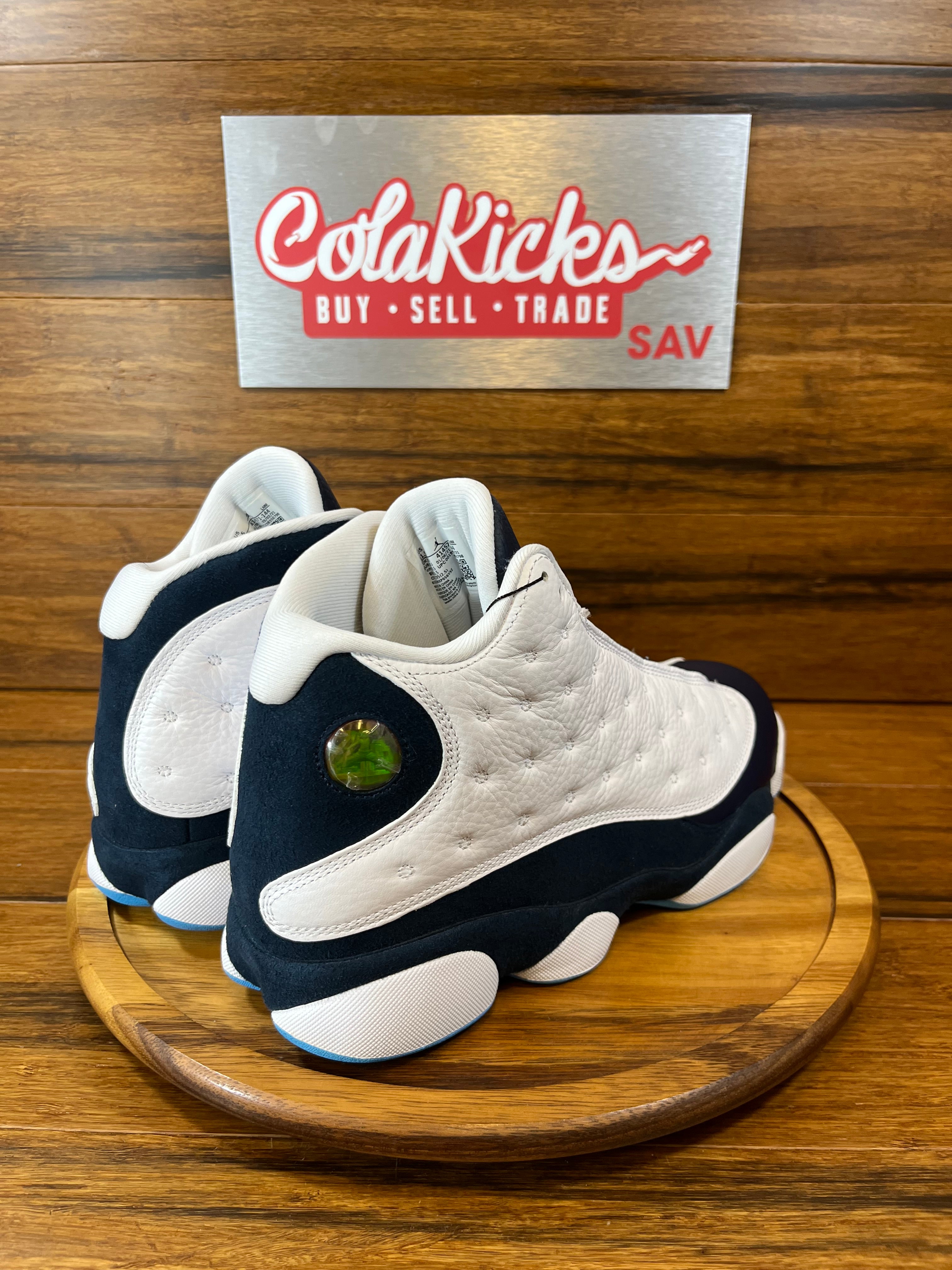 Jordan 13 Retro Obsidian Powder Blue White