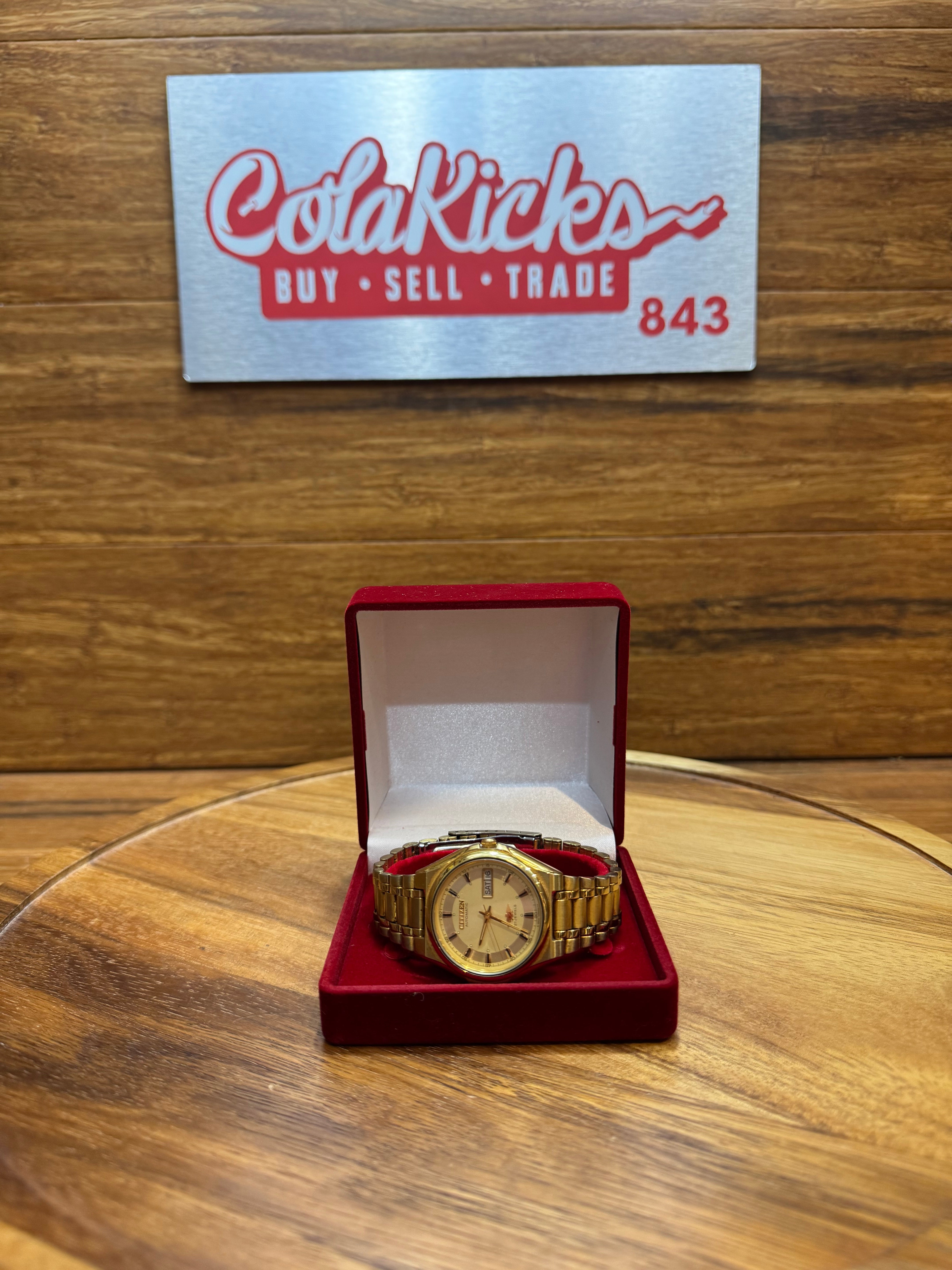 Citizen Automatic Day-Date Gold plate