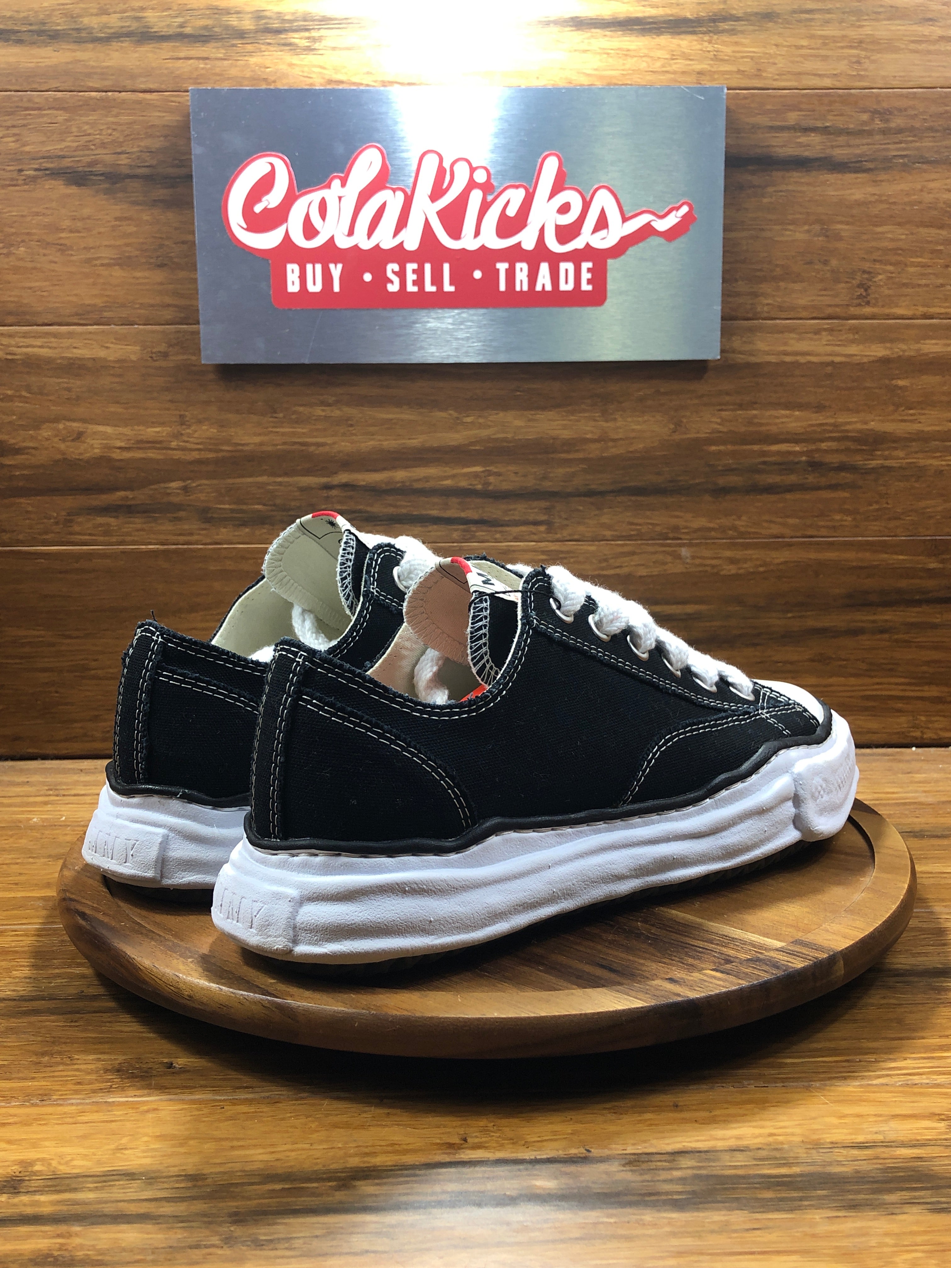 Maison Mihara Yasuhiro Peterson OG Sole Canvas Low Black