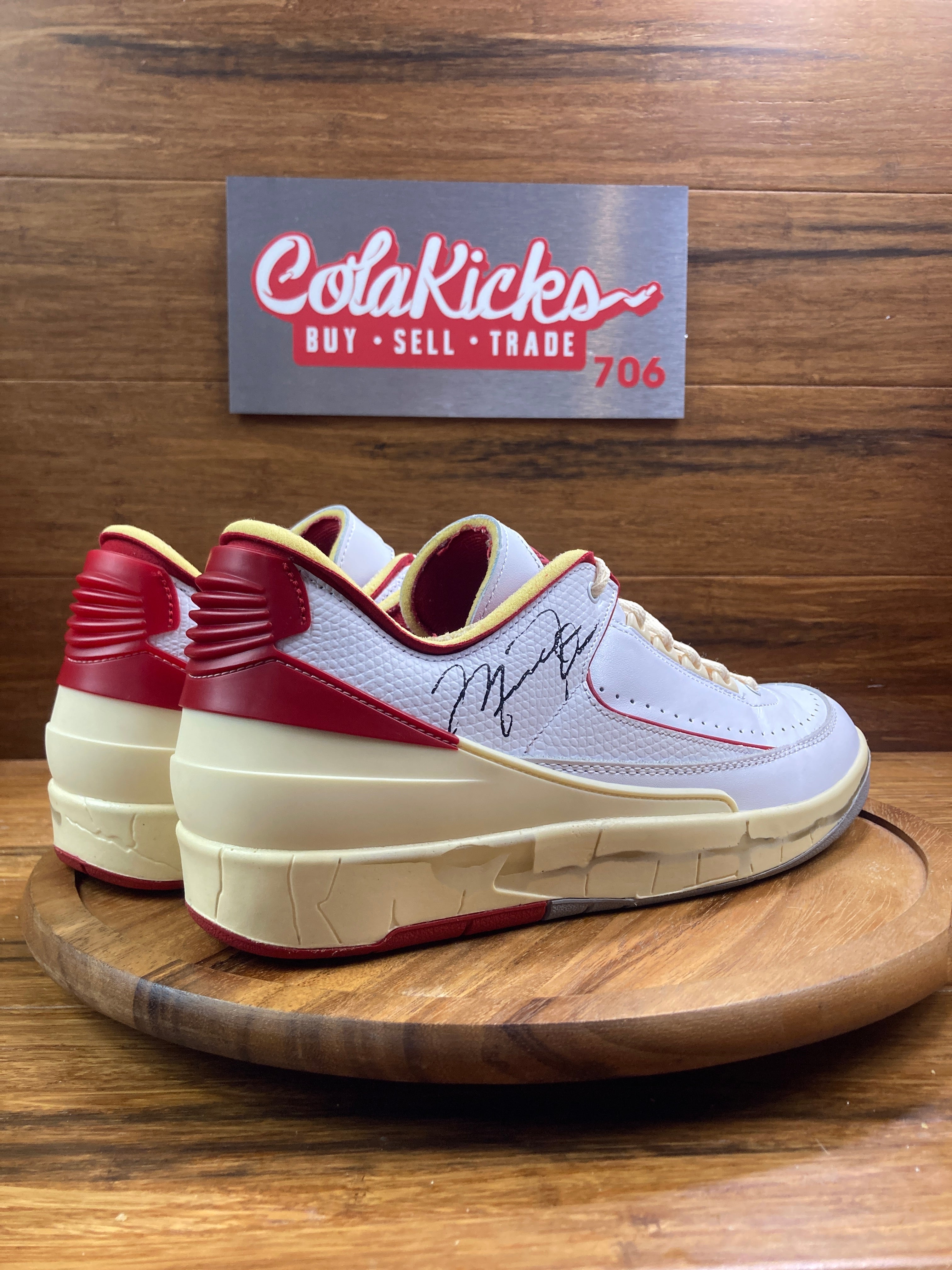 Jordan 2 Retro Low SP Off-White White Red
