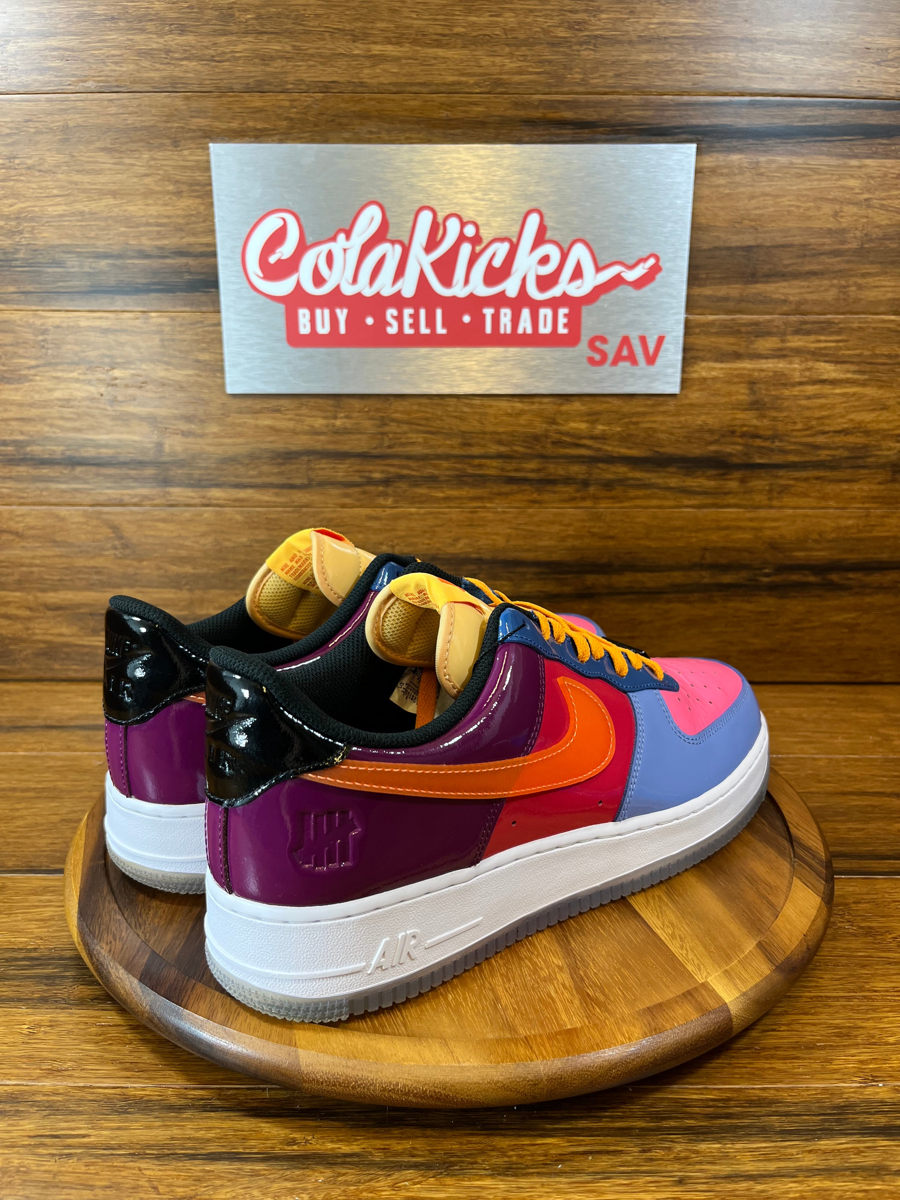 Nike Air Force 1 Low SP Undefeated Multi-Patent Total Orange