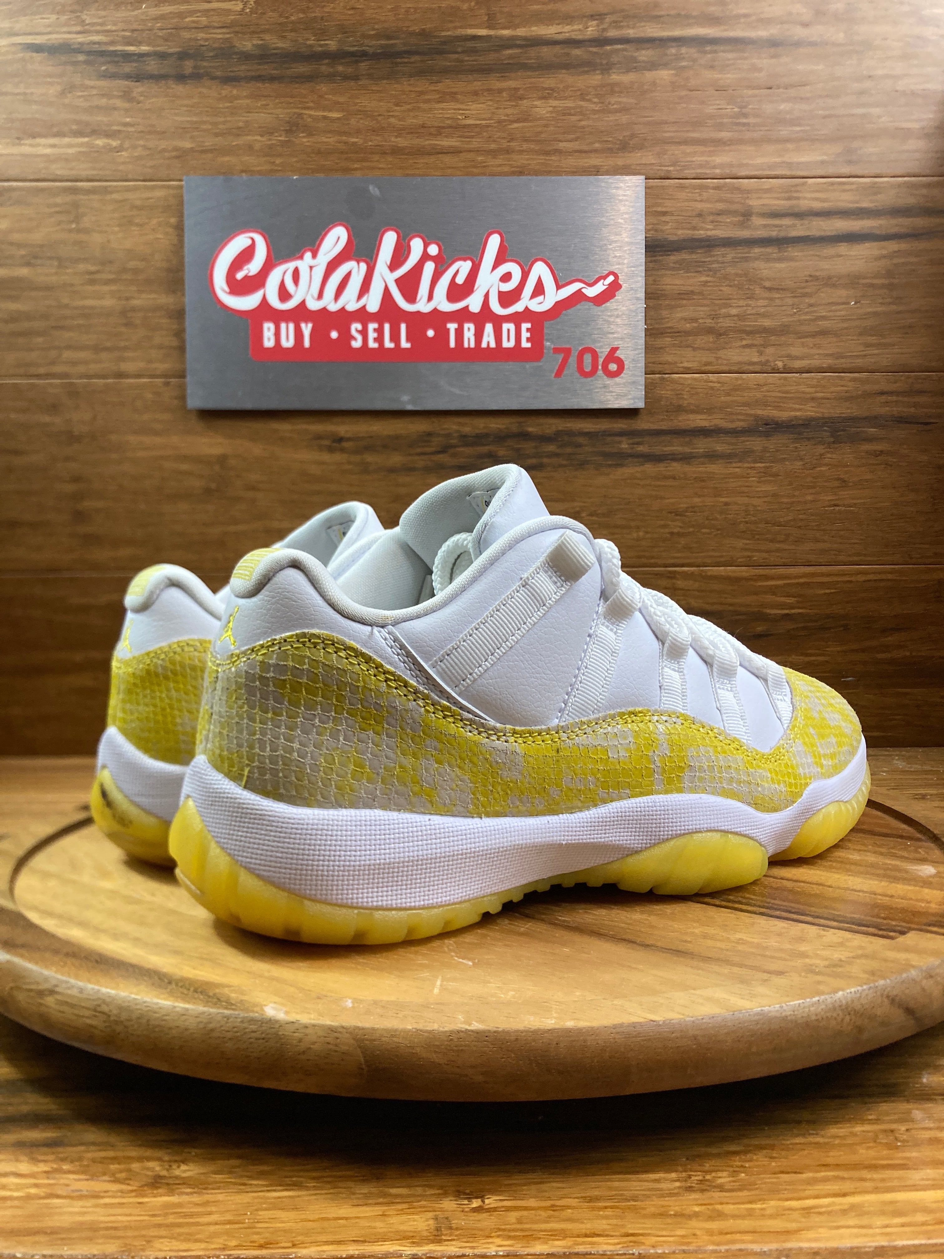 Jordan 11 Retro Low Yellow Snakeskin (Women's)