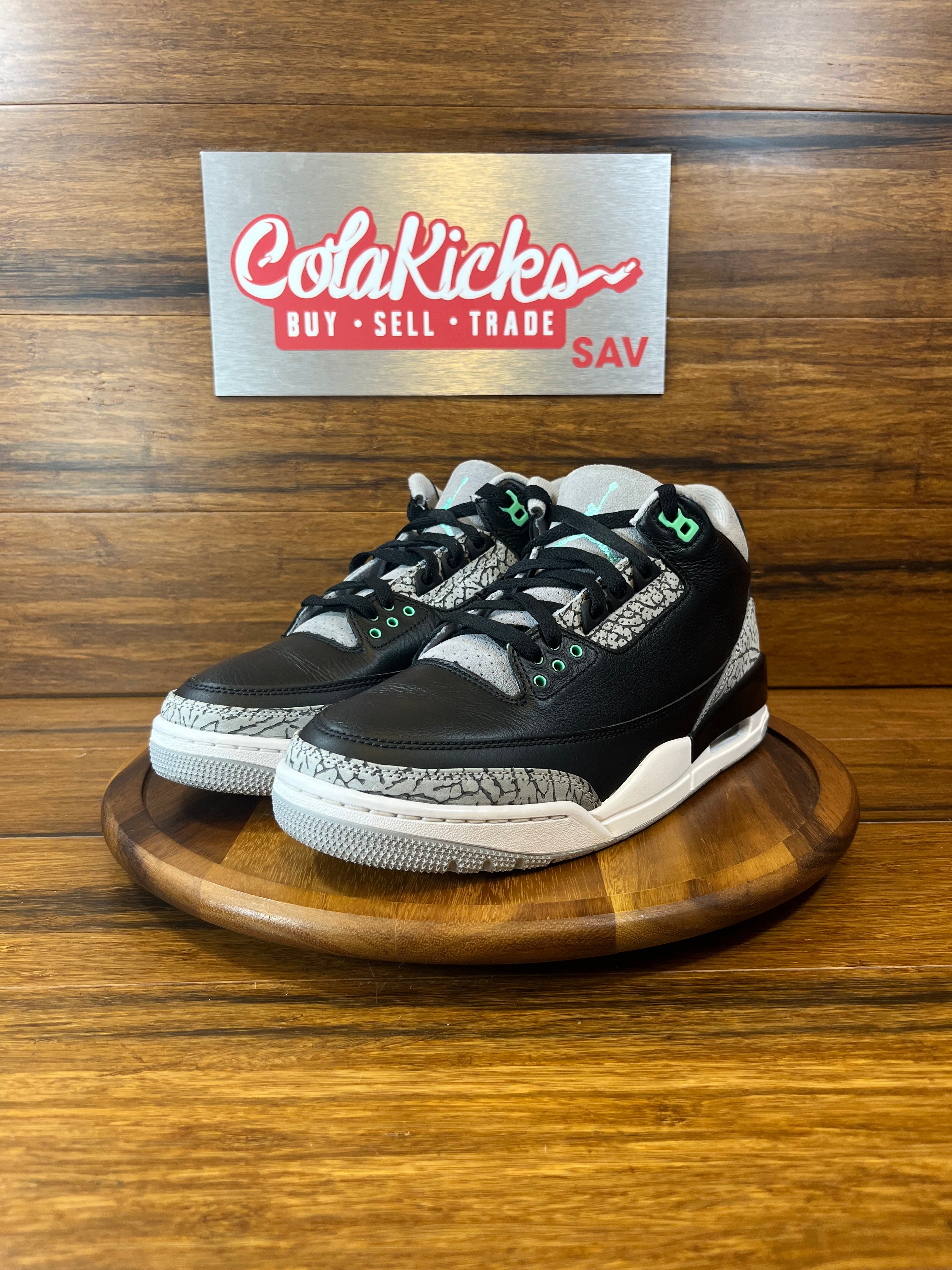 Jordan 3 Retro Green Glow