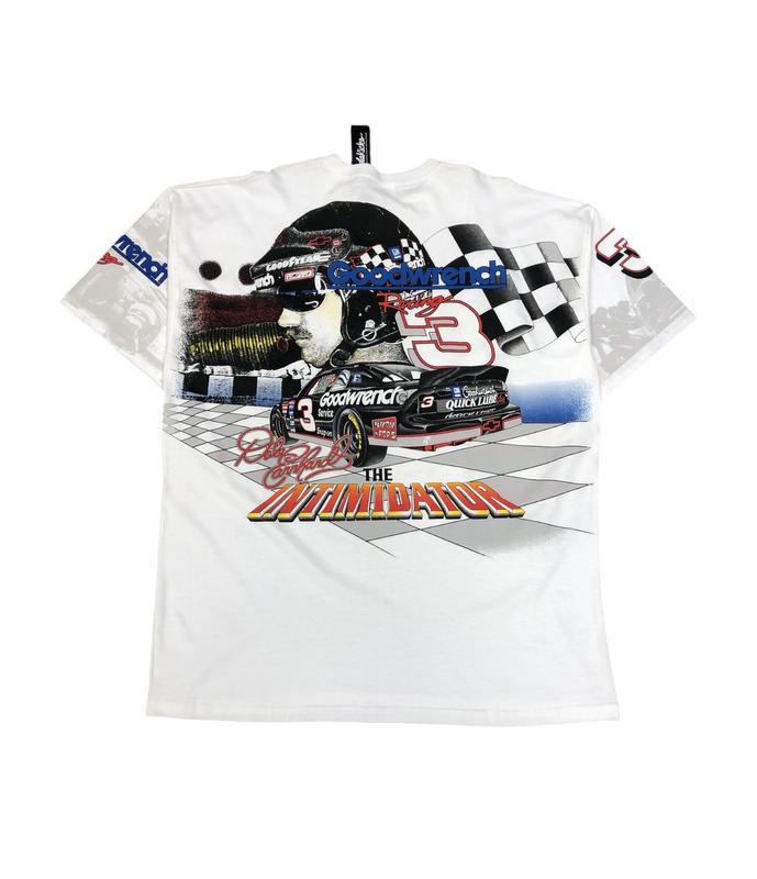Dale Earndhart #3 "The Intimidator AOP Tee White