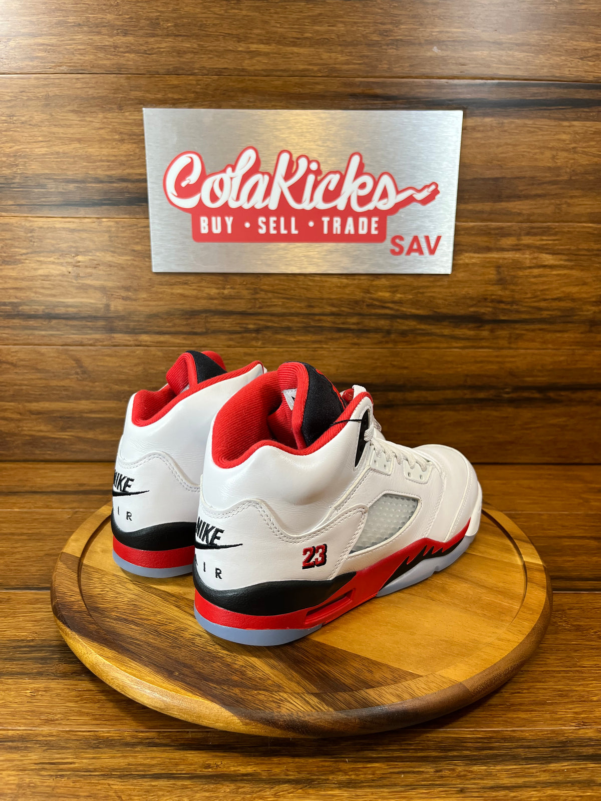 Jordan 5 Retro Fire Red Black Tongue (2025) (GS)