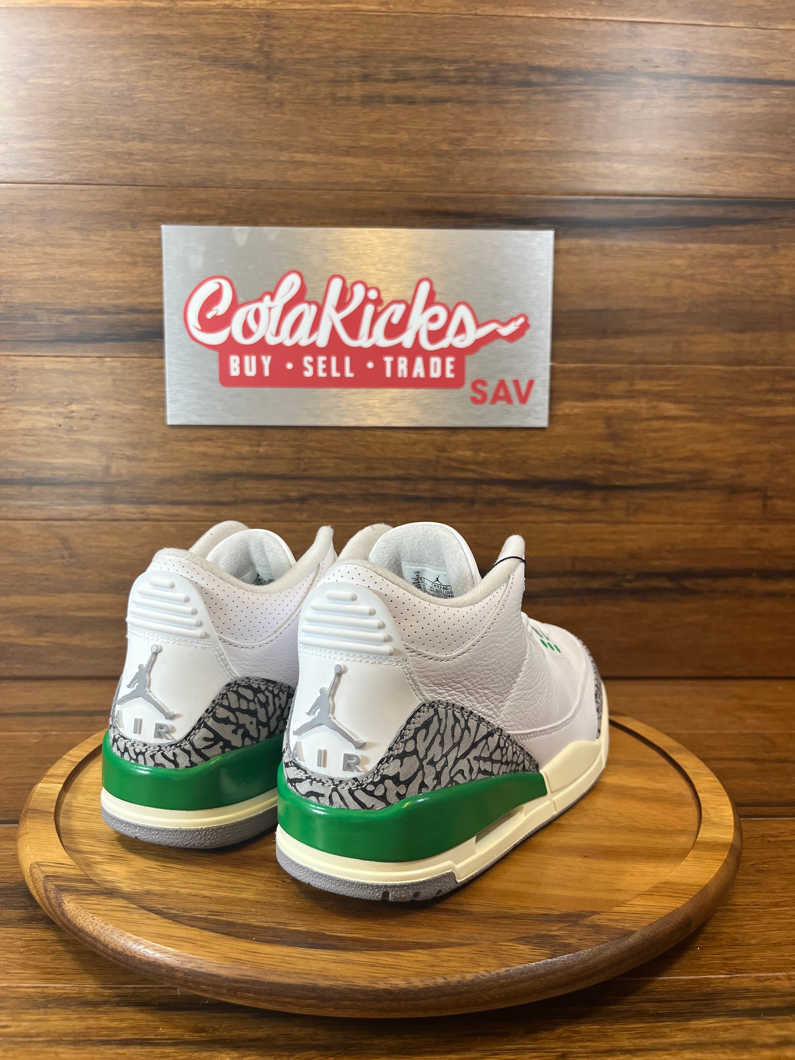 Jordan 3 Retro Lucky Green (Women's)